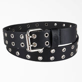Dickies Women's Leather Double Grommet Belt