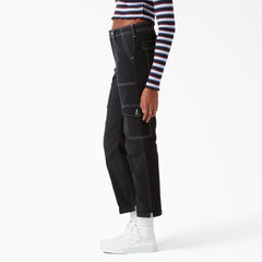 Dickies Women's Skinny Fit Cuffed Cargo Pants