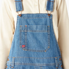 Dickies Women's Relaxed Fit Bib Shortalls, 7"