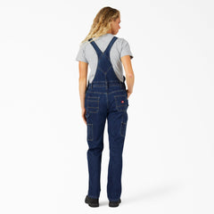 Dickies Women's Straight Fit Denim Double Front Bib Overalls