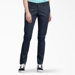 Dickies Women's Slim Fit Skinny Leg Pants