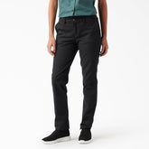 Dickies Women's Plus Mid Rise Skinny Leg Pants