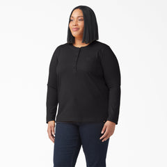 Dickies Women's Plus Heavyweight Henley
