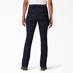 Dickies Women's Perfect Shape High Waist Bootcut Jeans