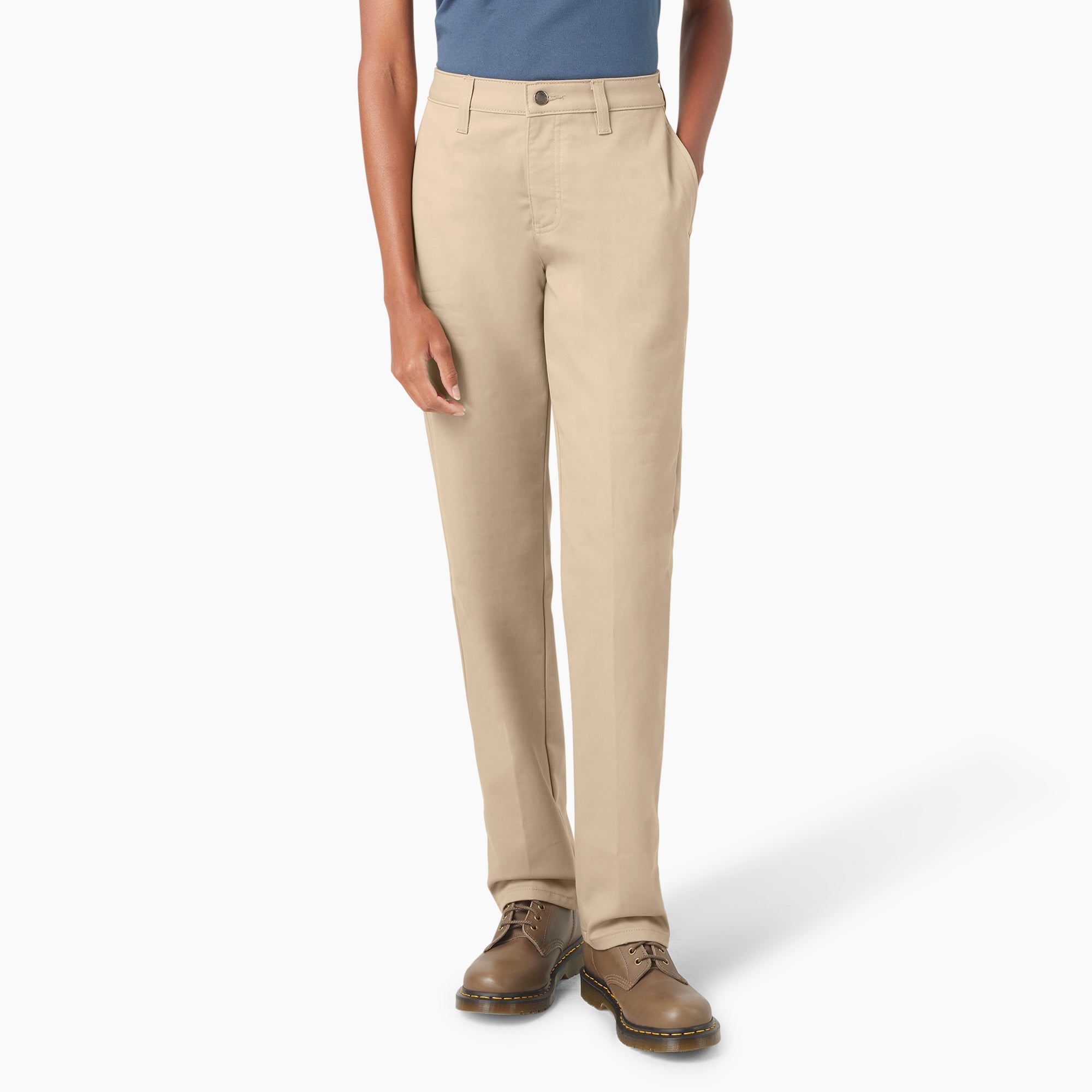 Dickies Women's Super Flex Straight Leg Work Pants