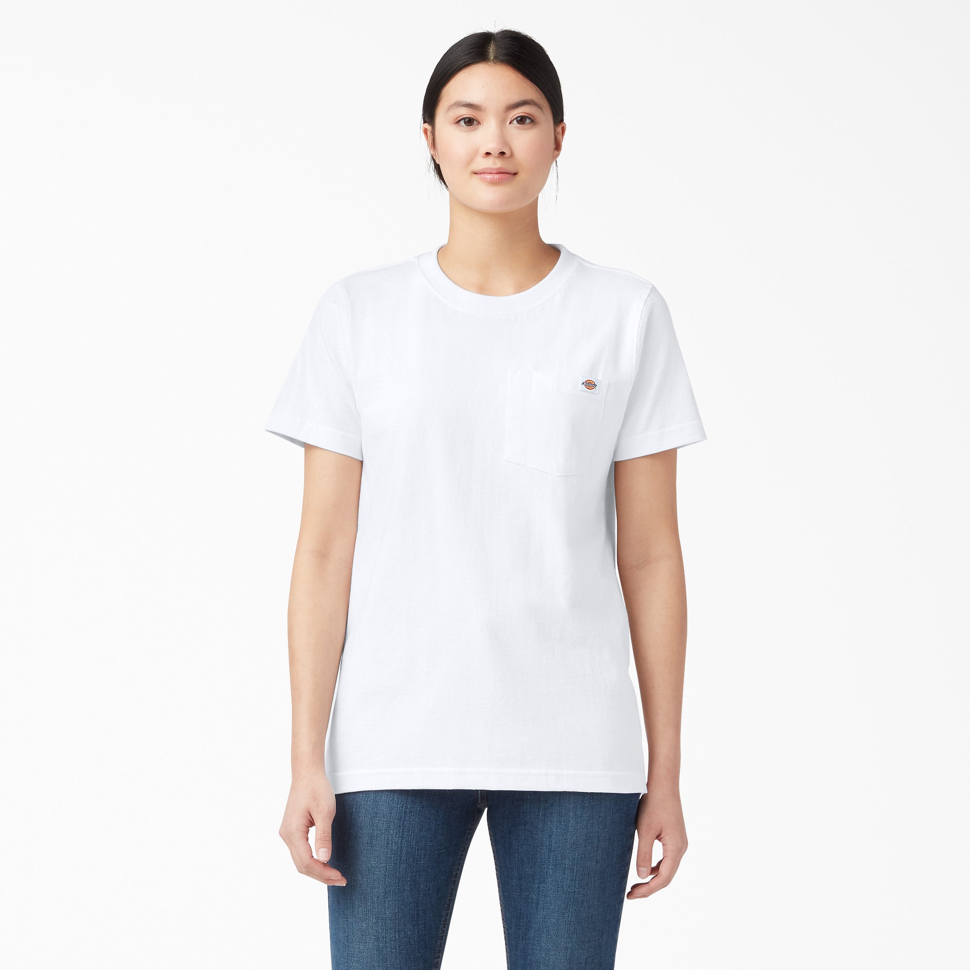 Dickies Women's Heavyweight Short Sleeve Pocket T-Shirt
