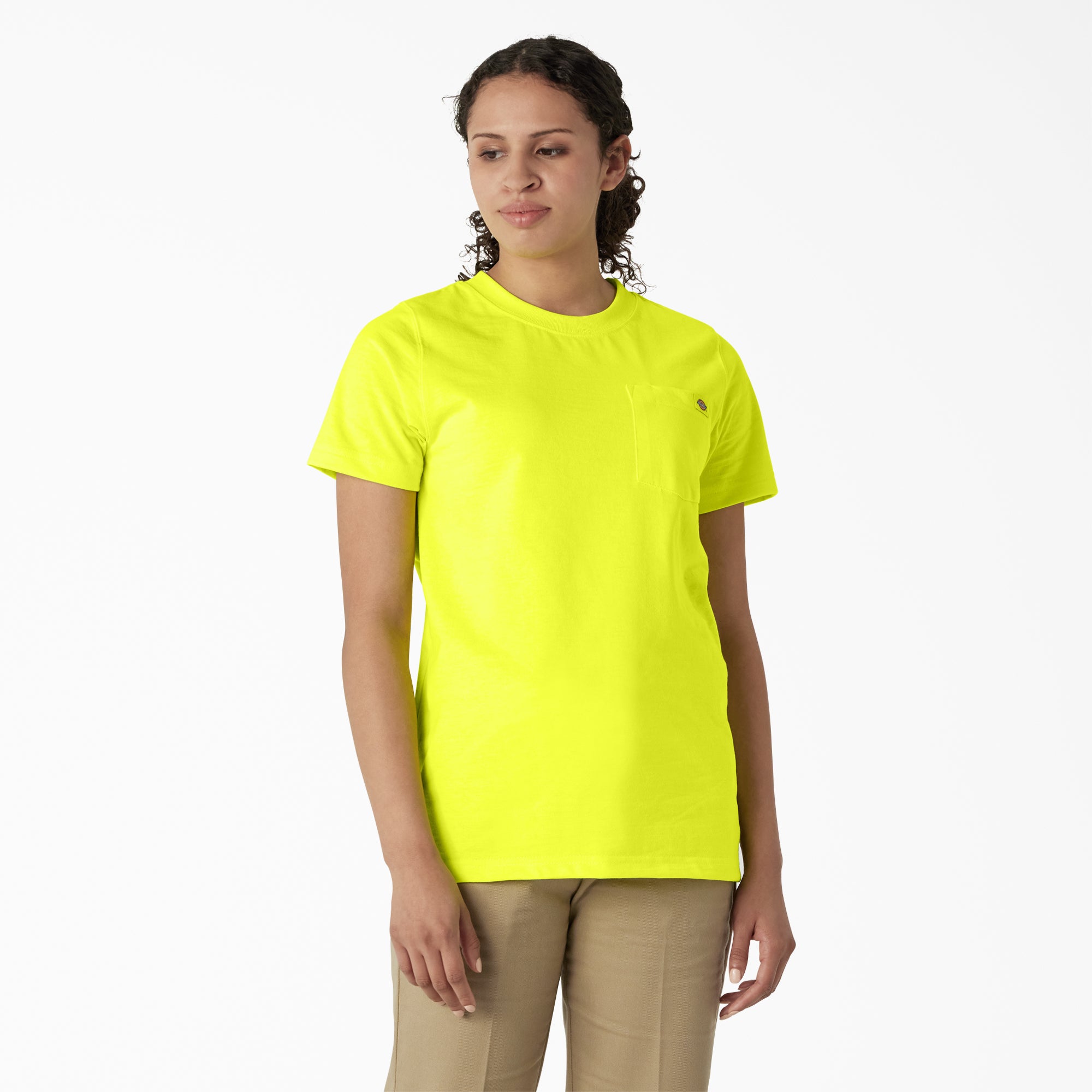 Dickies Women's Heavyweight Short Sleeve Pocket T-Shirt