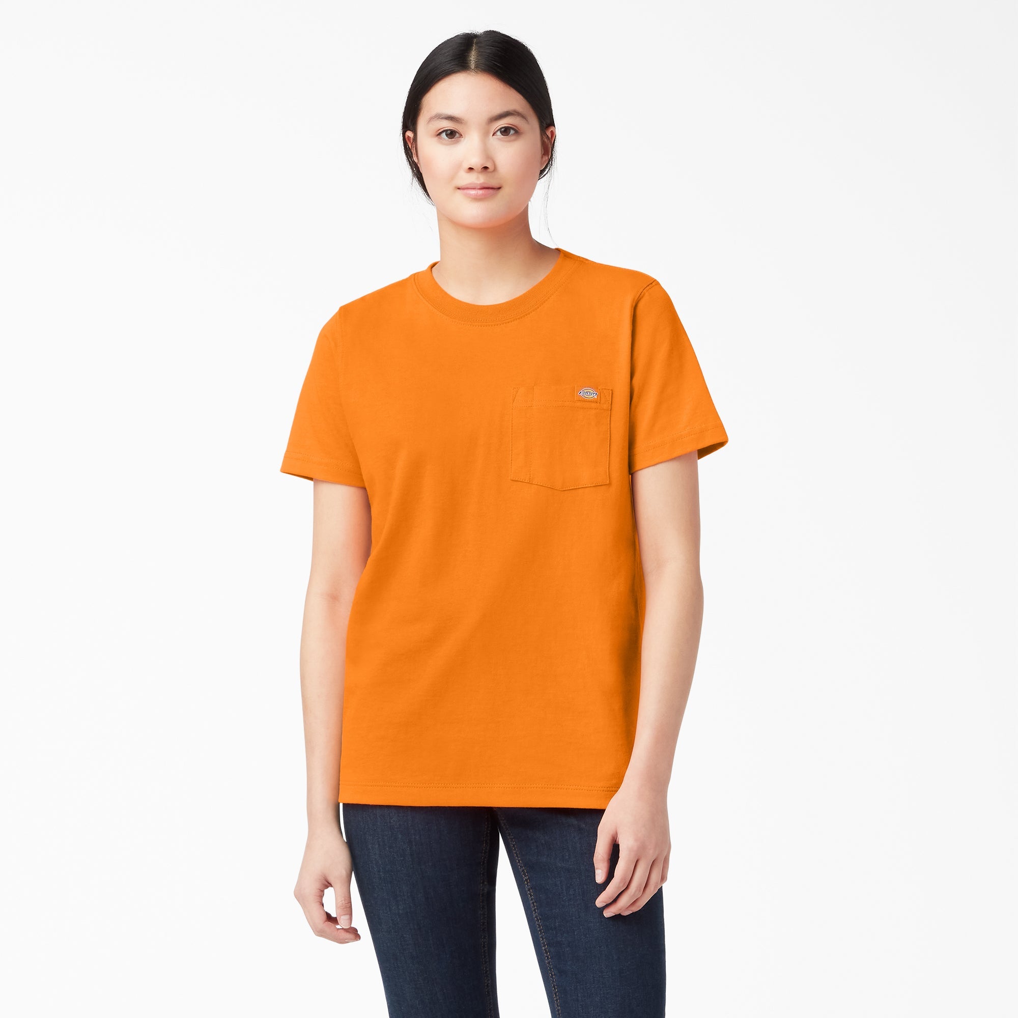 Dickies Women's Heavyweight Short Sleeve Pocket T-Shirt
