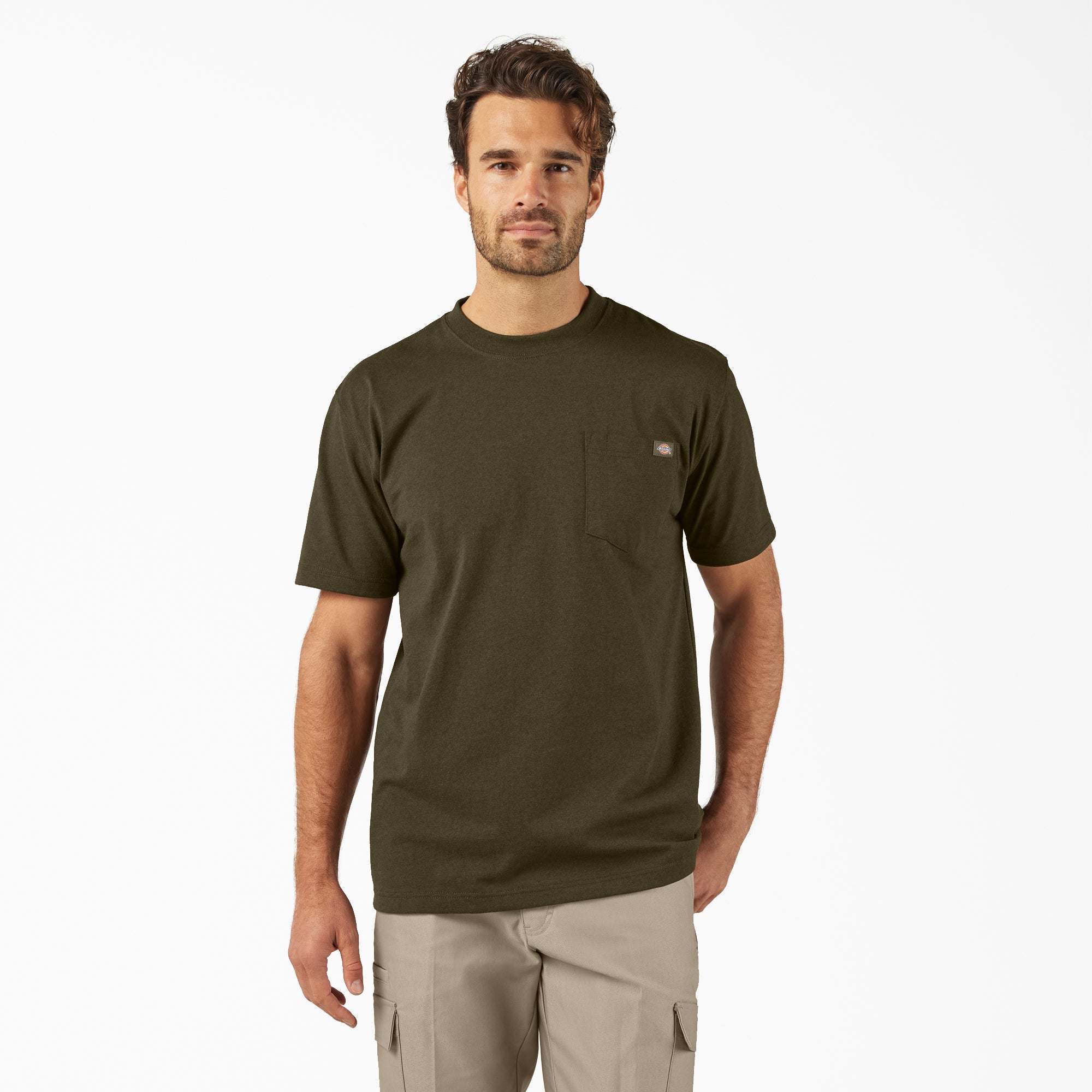 Dickies Heavyweight Heathered Short Sleeve Pocket T-Shirt
