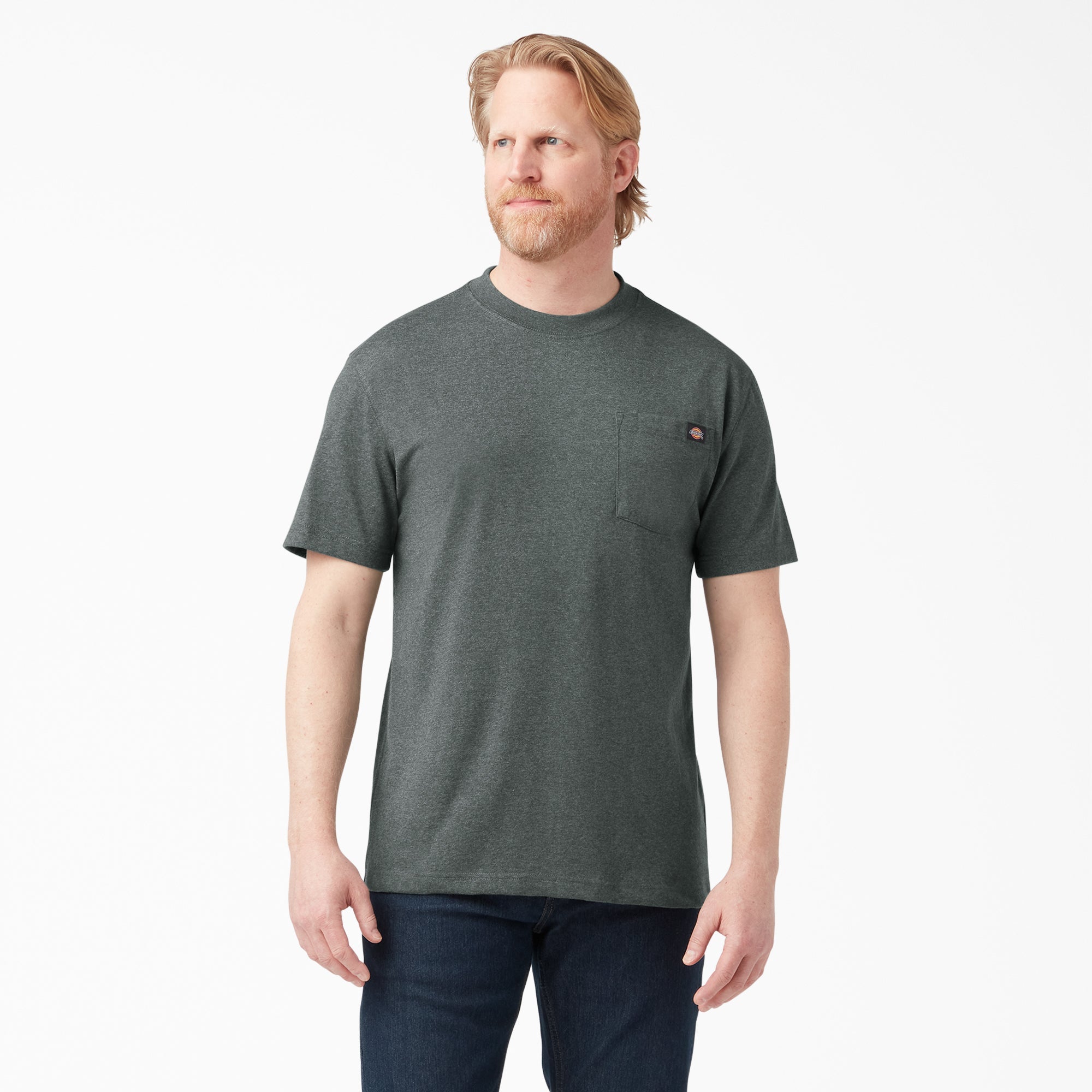 Dickies Heavyweight Heathered Short Sleeve Pocket T-Shirt