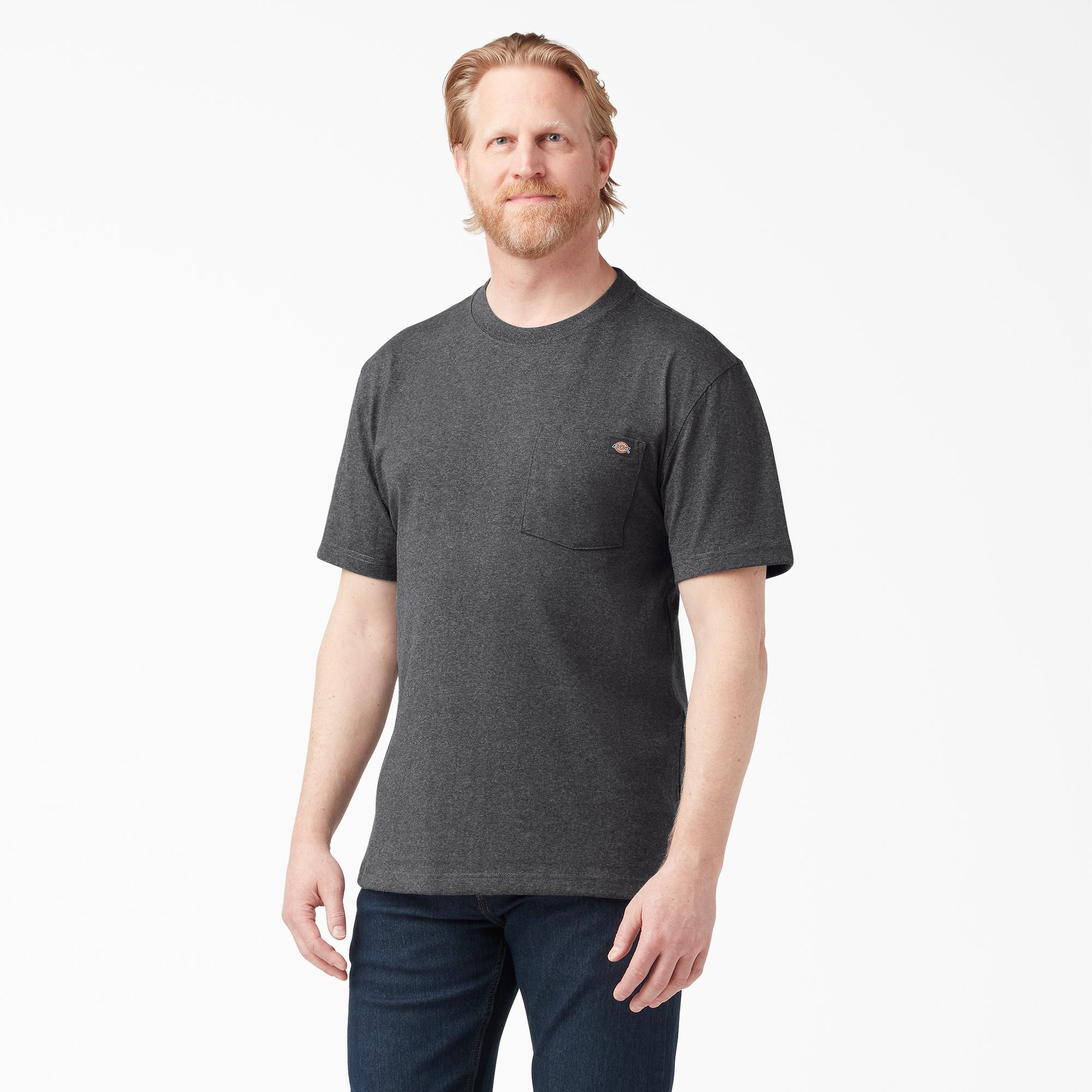 Dickies Heavyweight Heathered Short Sleeve Pocket T-Shirt
