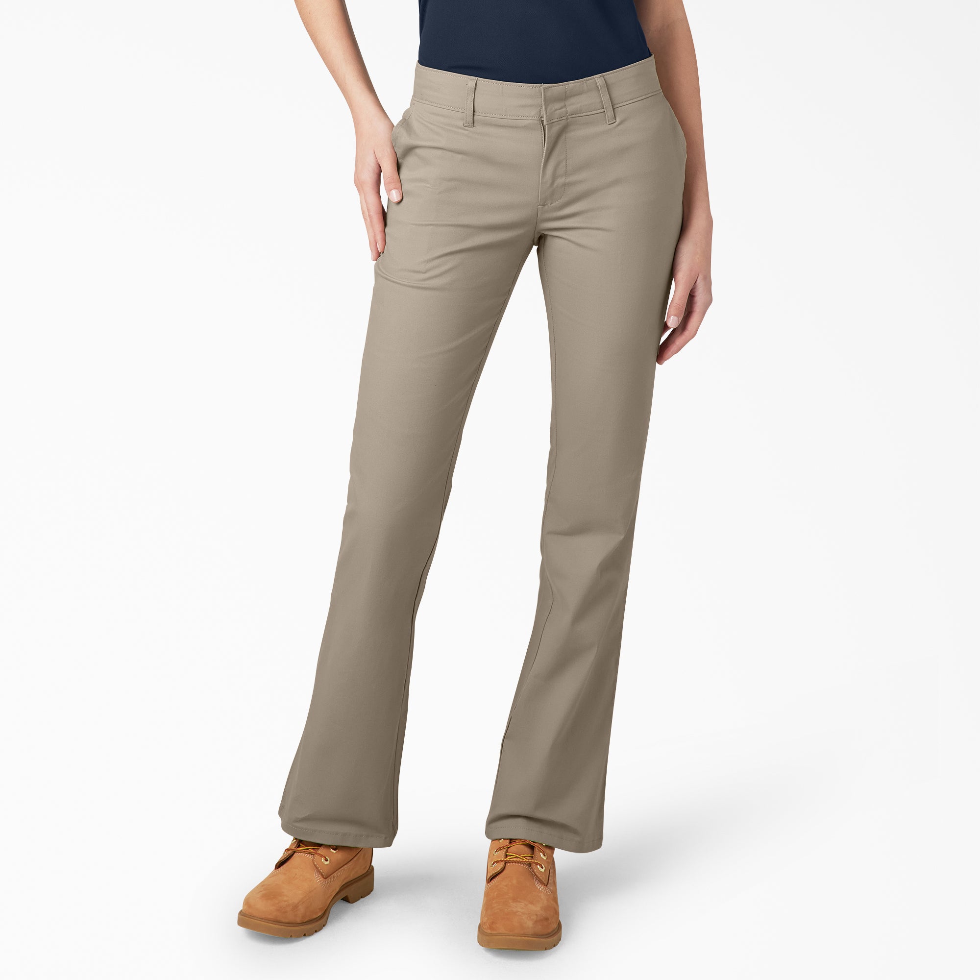 Dickies Women's FLEX Slim Fit Bootcut Pants