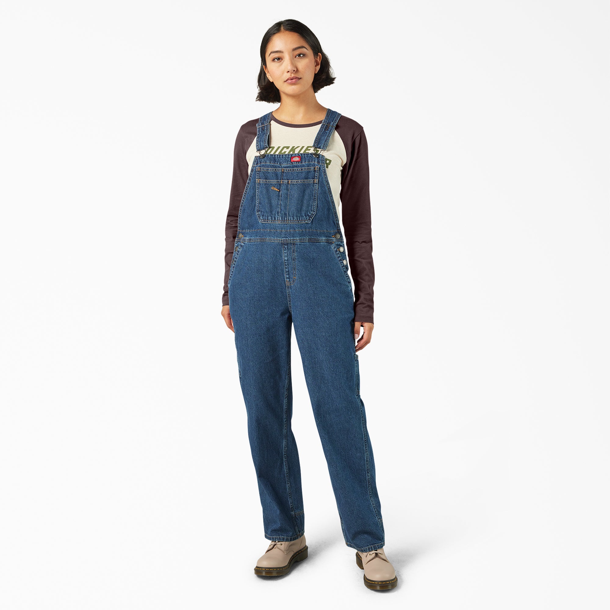 Dickies Women's Relaxed Fit Bib Overalls