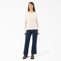 Dickies Women's Crewneck Henley Shirt