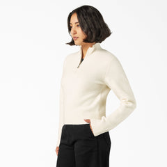 Dickies Women's Ruston Quarter Zip Sweater