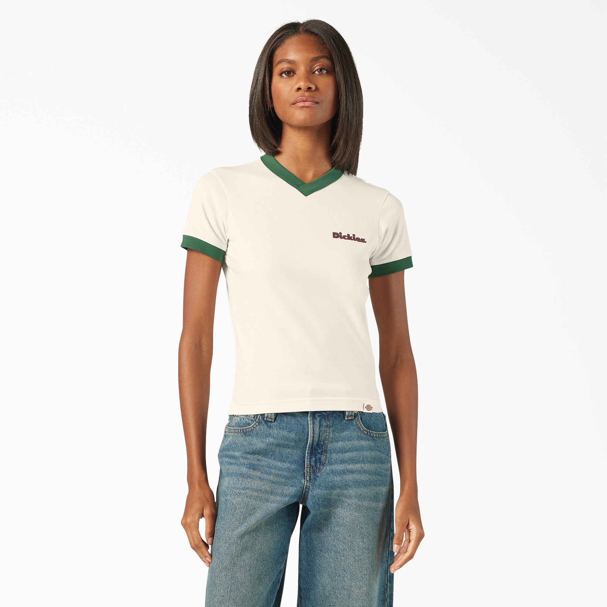 Dickies Women's Slayden Ringer Tee