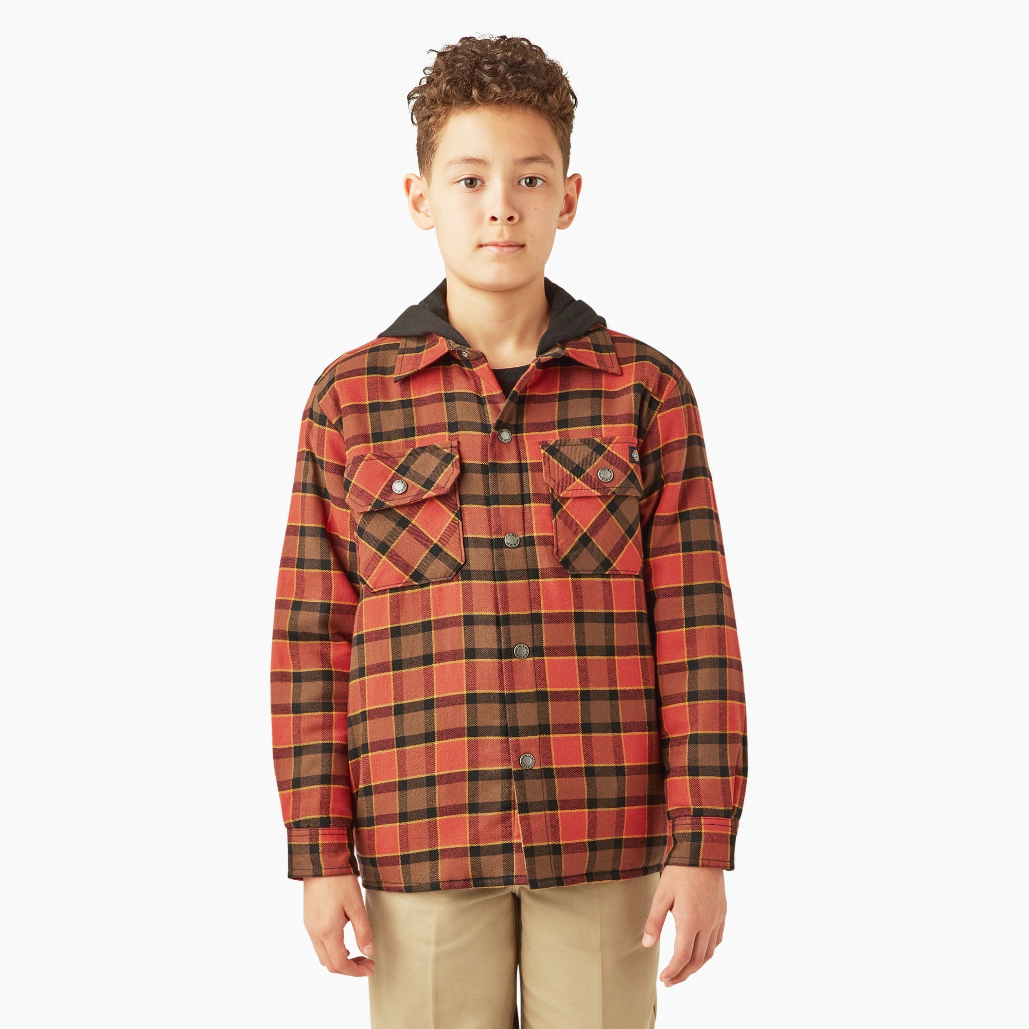 Dickies Boys' Flannel Shirt Jacket