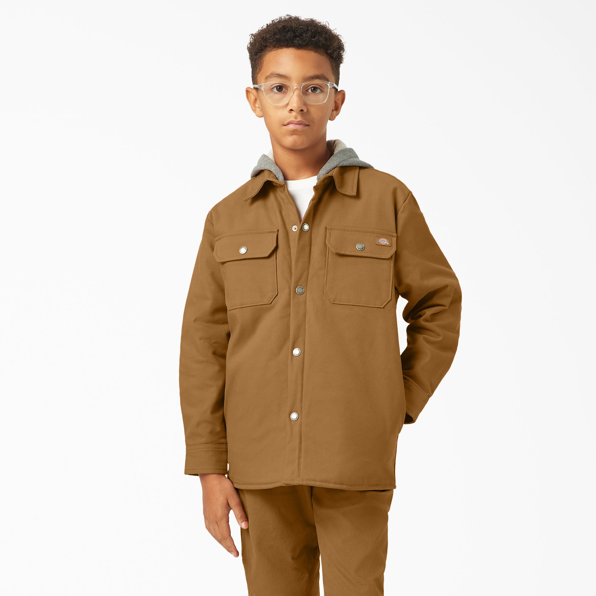 Dickies Boys' Duck Shirt Jacket