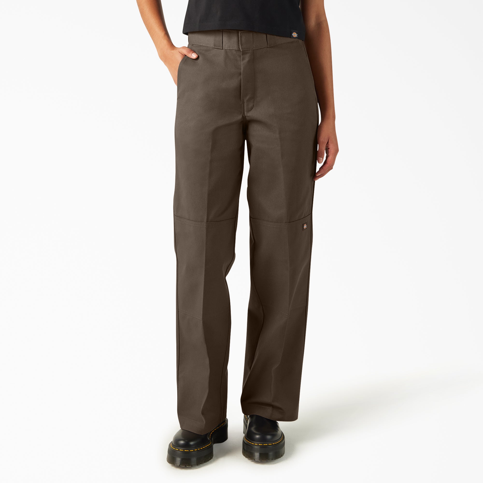 Dickies Women's Loose Fit Double Knee Work Pants