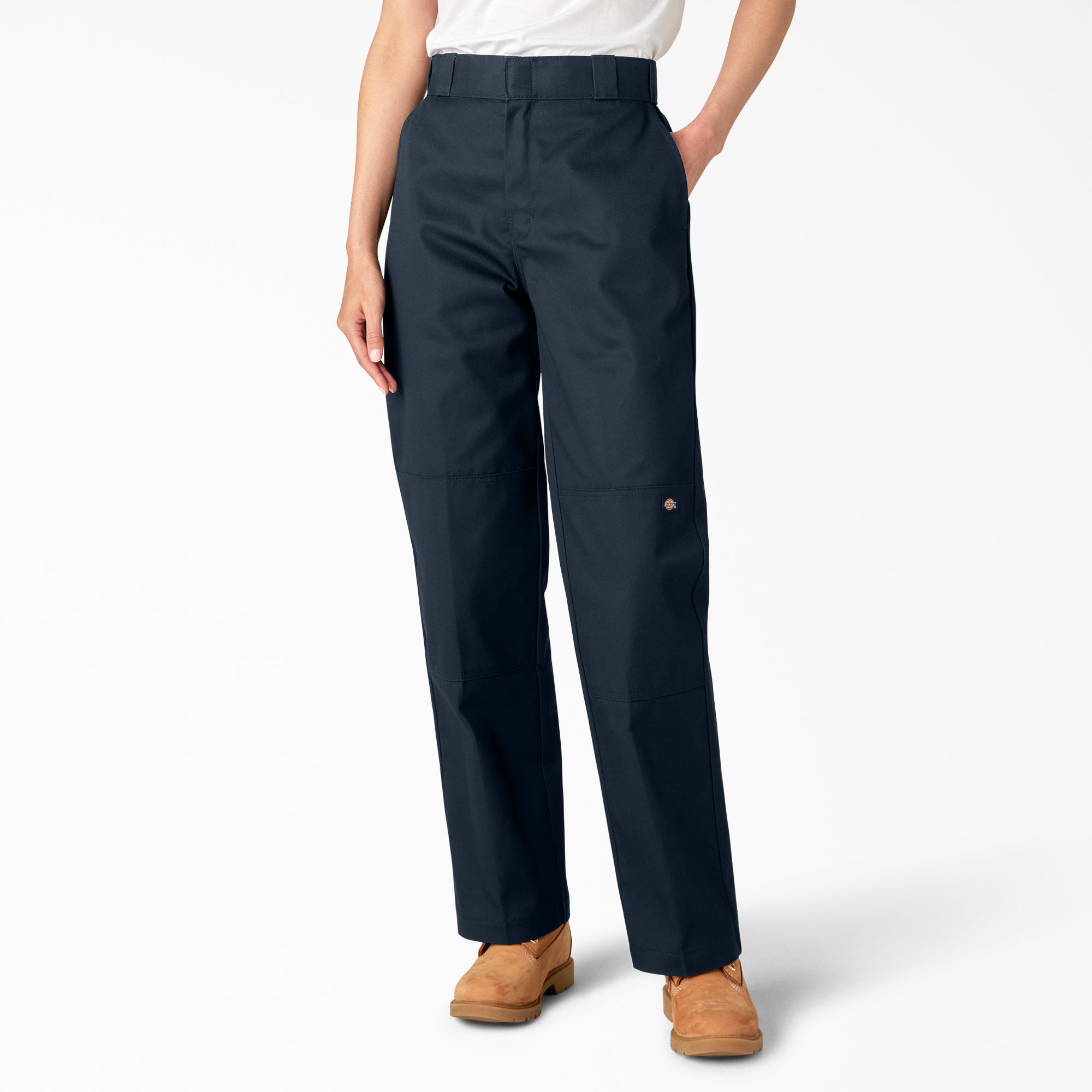 Dickies Women's Loose Fit Double Knee Work Pants