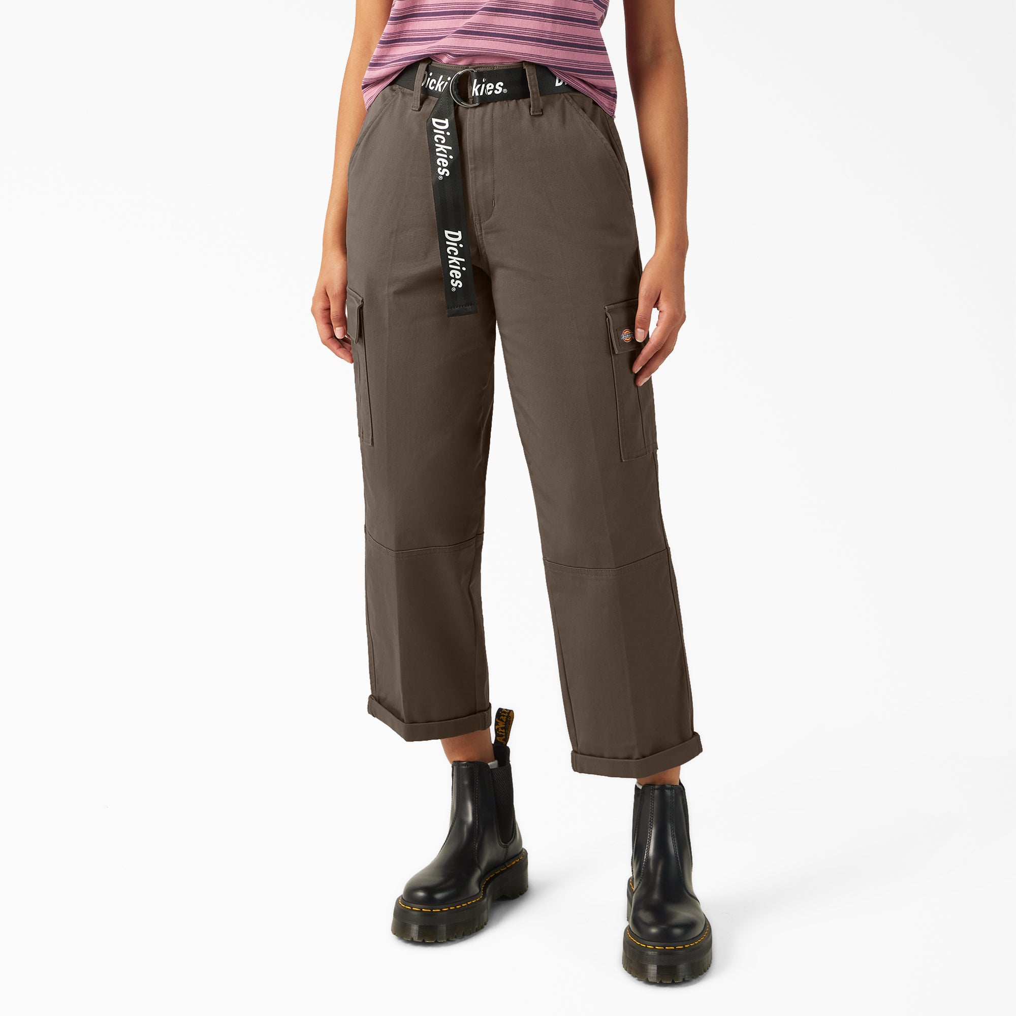 Dickies Women's Relaxed Fit Cropped Cargo Pants
