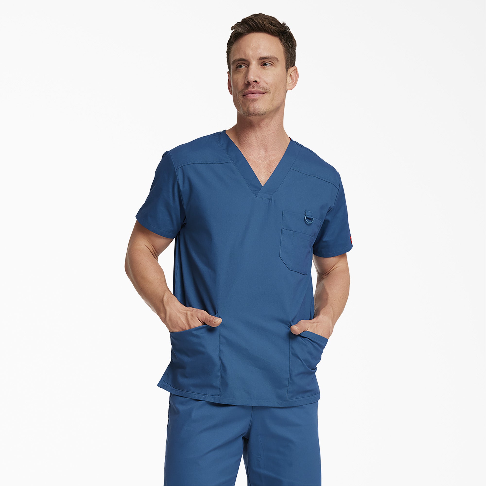 Dickies Men's EDS Signature V-Neck Scrub Top
