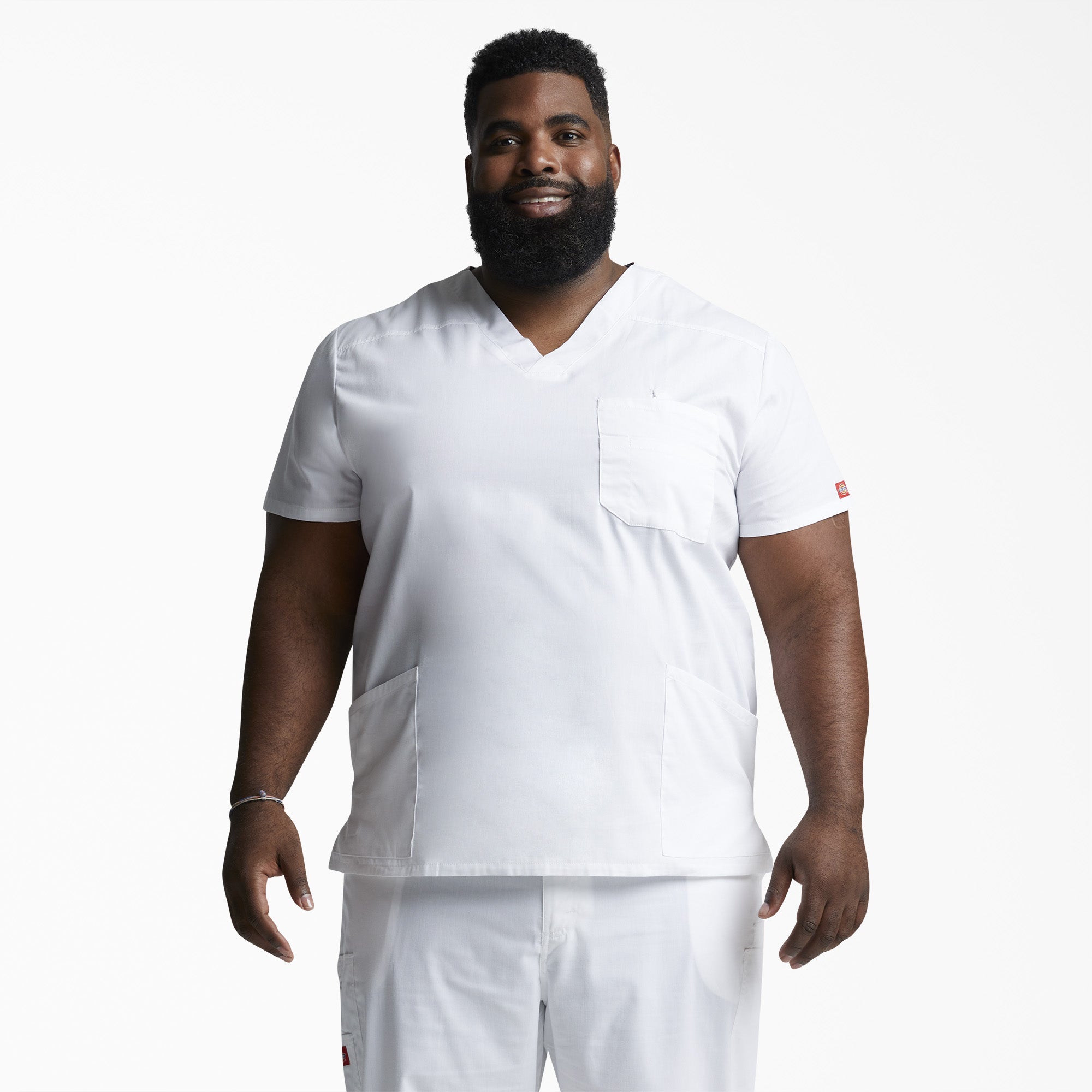 Dickies Men's EDS Signature V-Neck Scrub Top