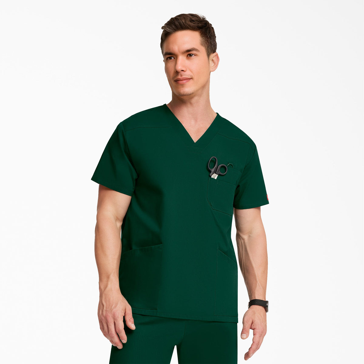 Dickies Men's EDS Signature V-Neck Scrub Top