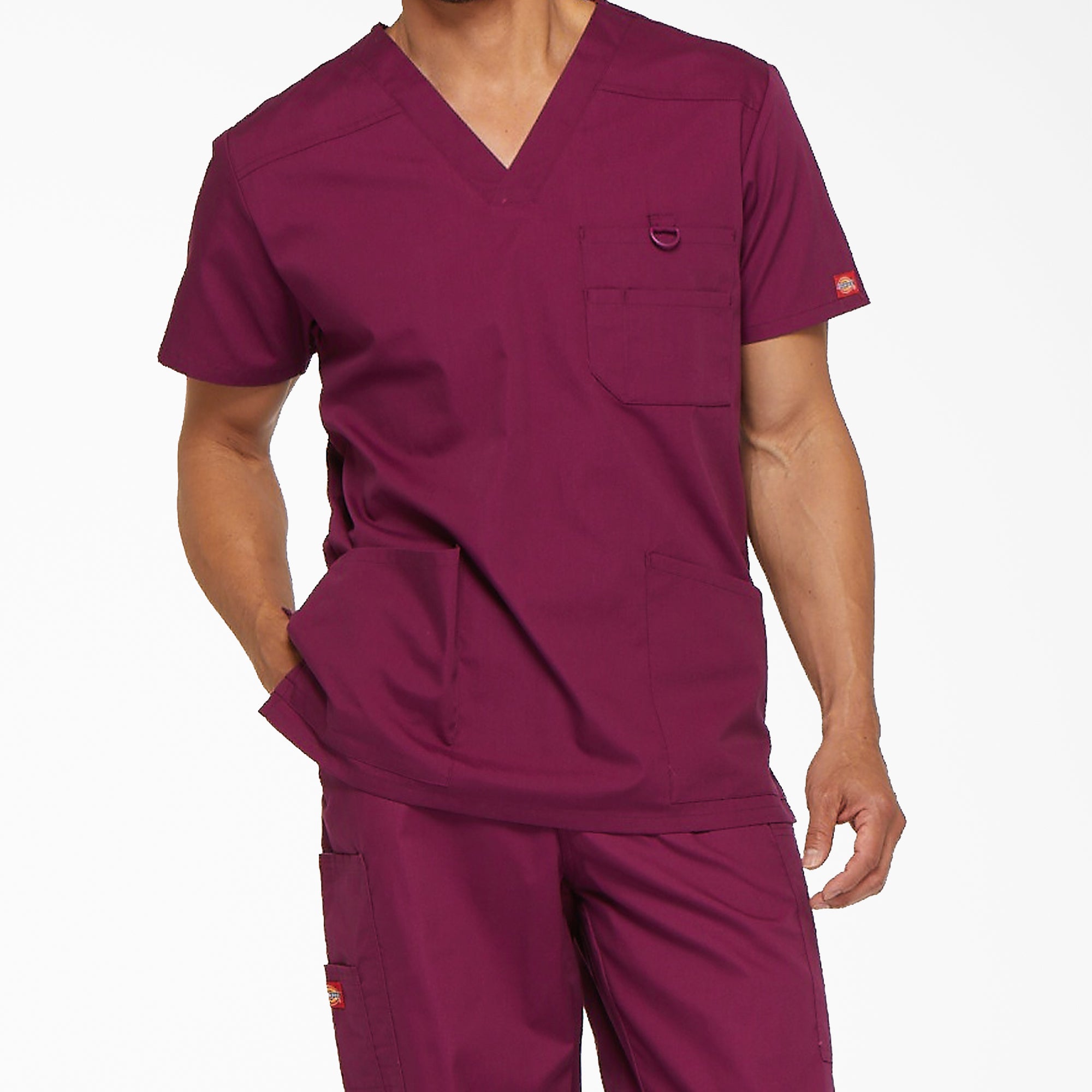 Dickies Men's EDS Signature V-Neck Scrub Top