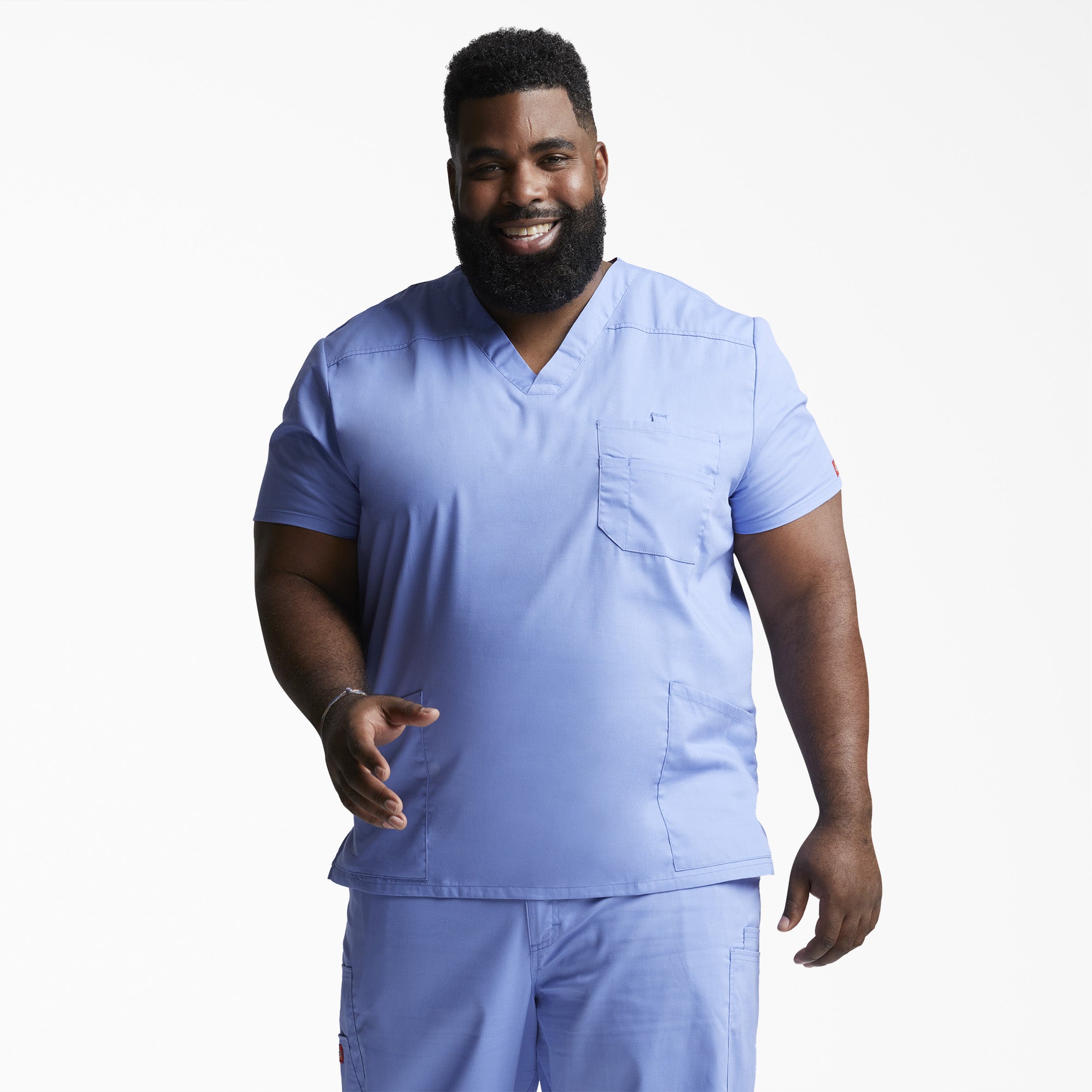 Dickies Men's EDS Signature V-Neck Scrub Top