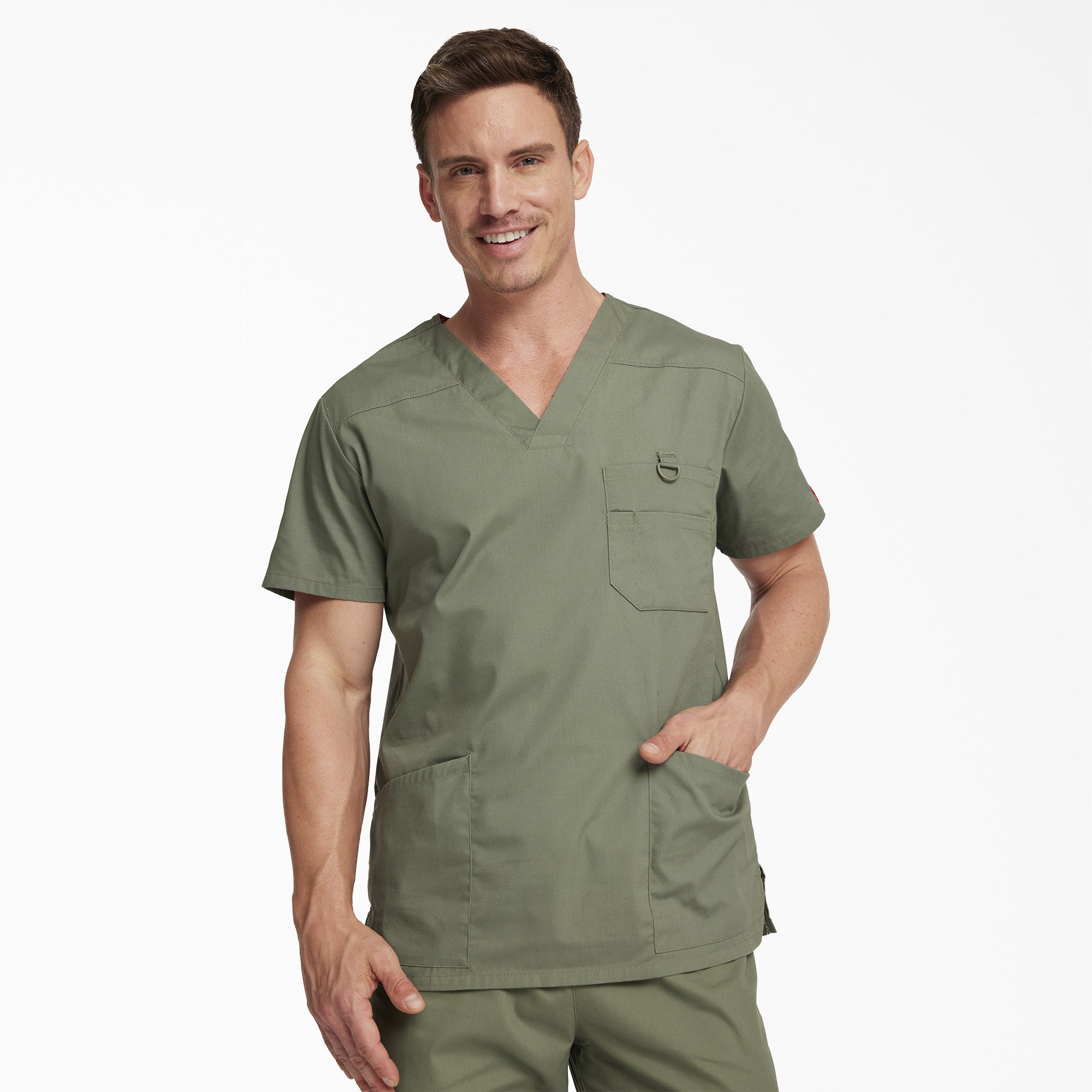Dickies Men's EDS Signature V-Neck Scrub Top