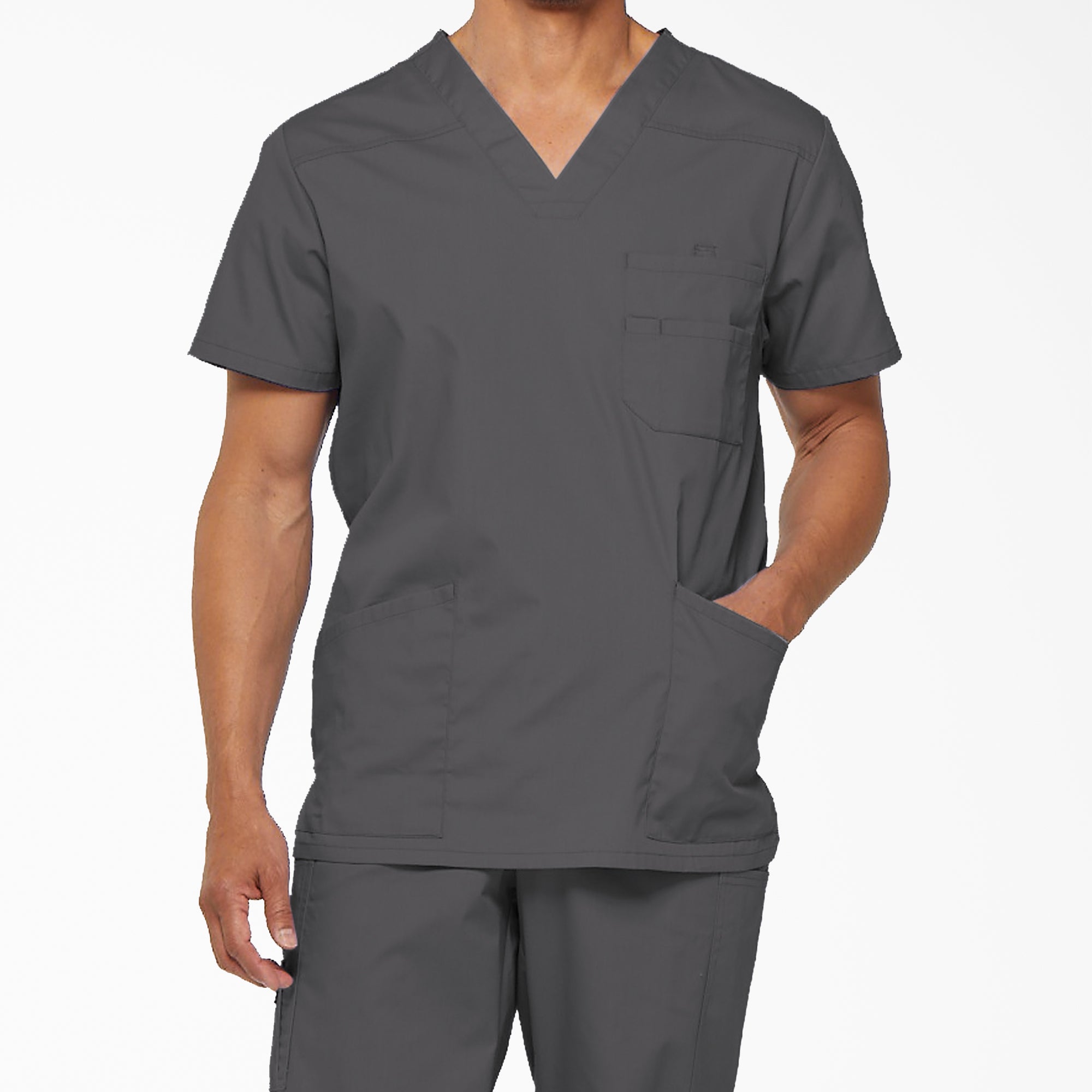 Dickies Men's EDS Signature V-Neck Scrub Top