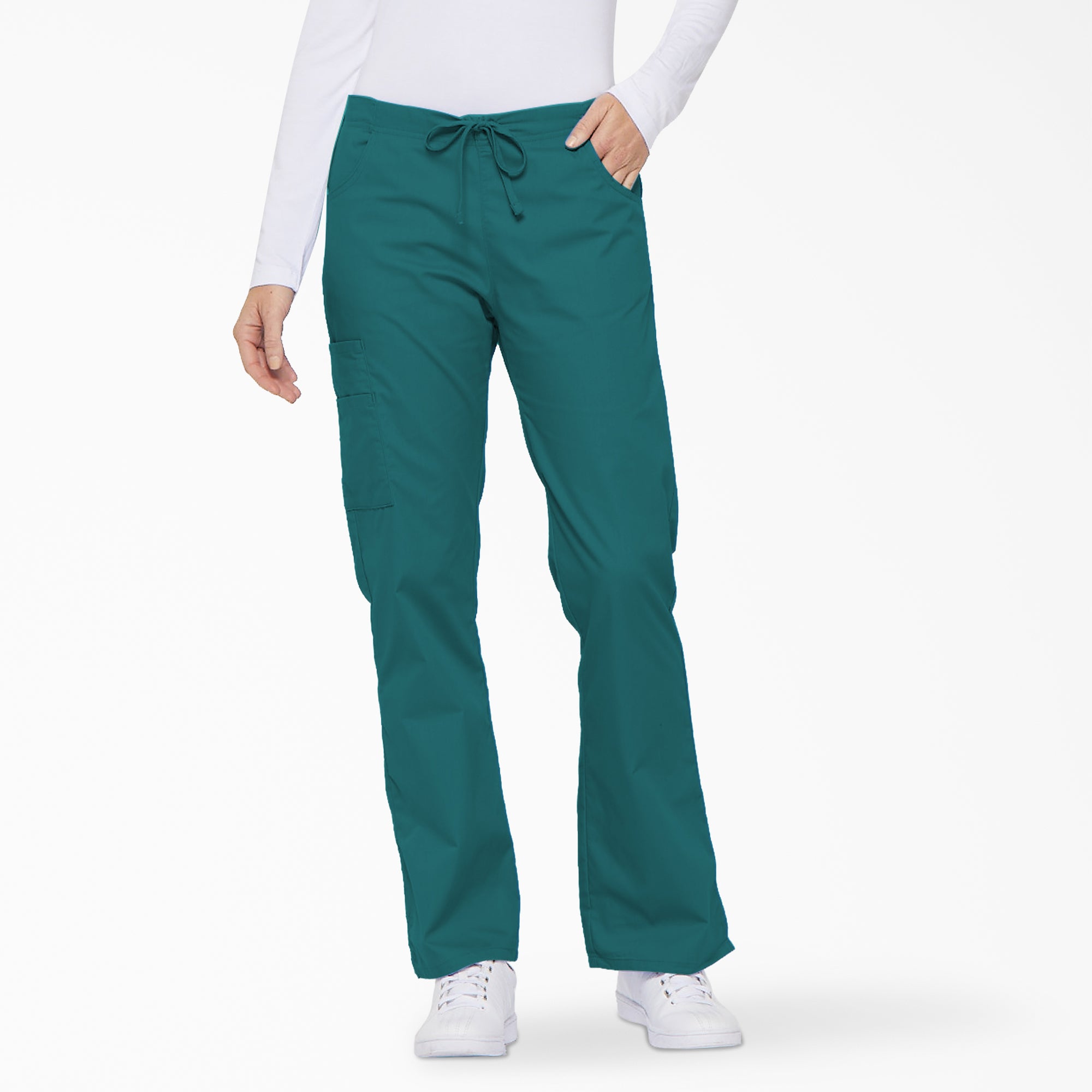 Dickies Women's EDS Signature Drawstring Cargo Scrub Pants