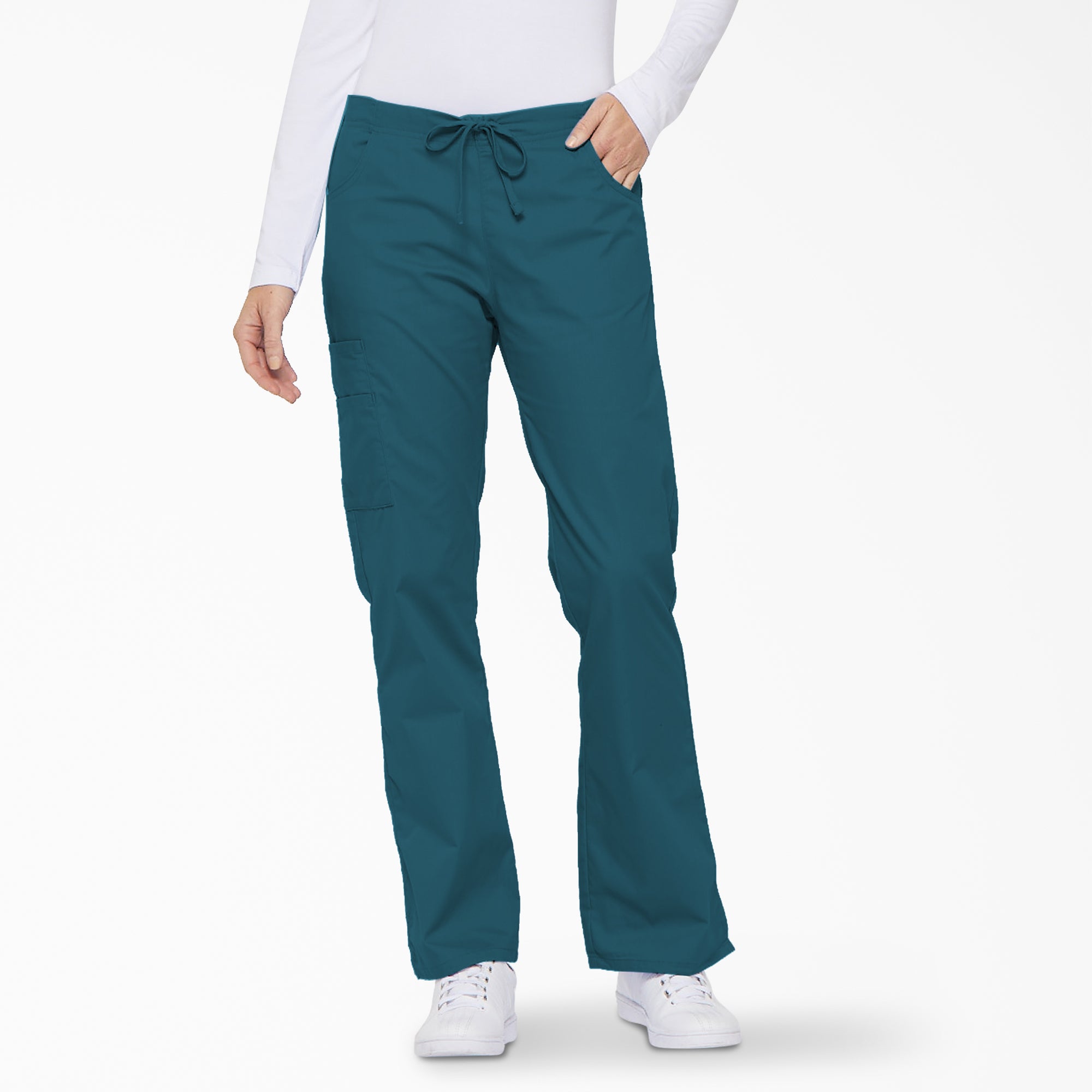 Dickies Women's EDS Signature Drawstring Cargo Scrub Pants