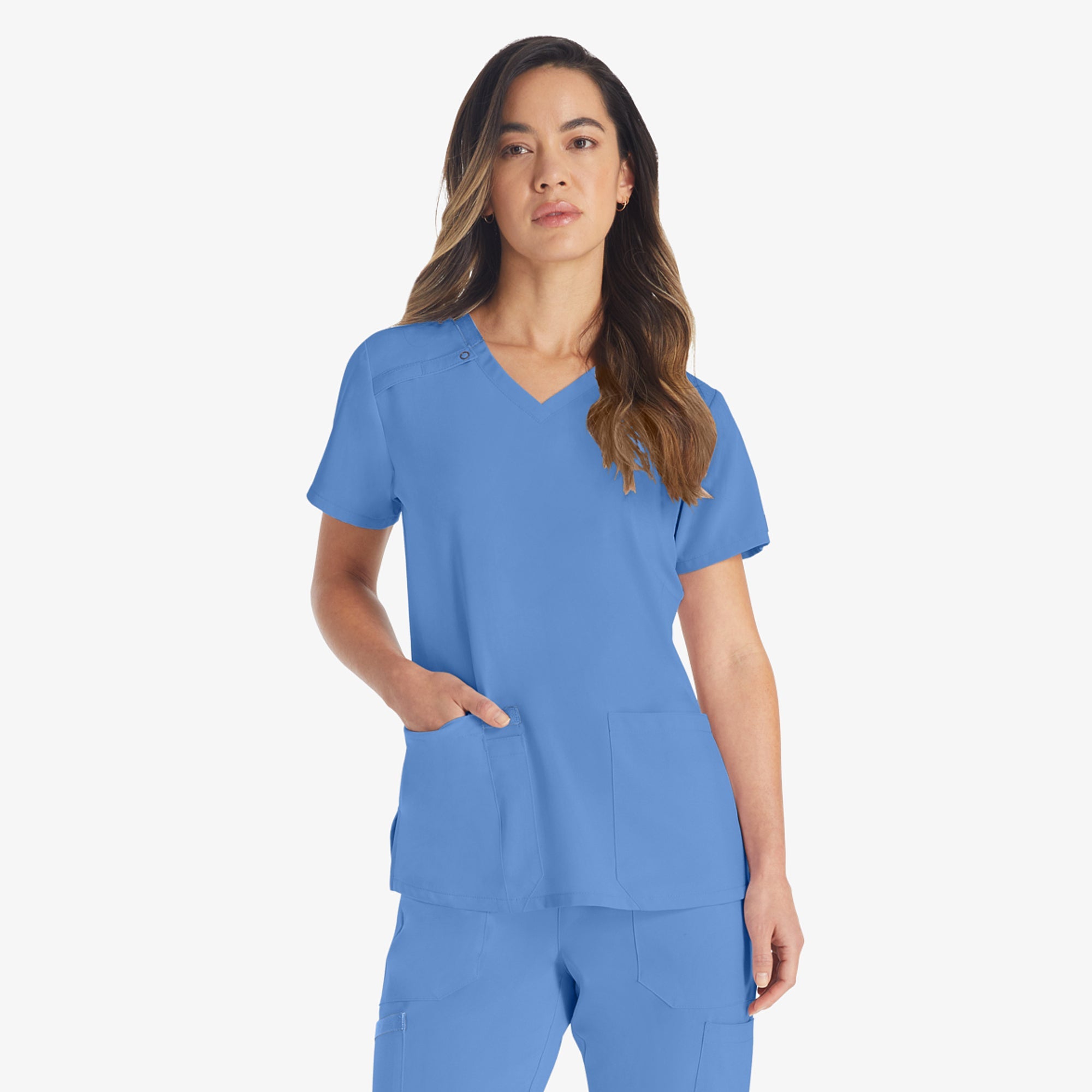 Dickies Women's EDS Essentials V-Neck Scrub Top