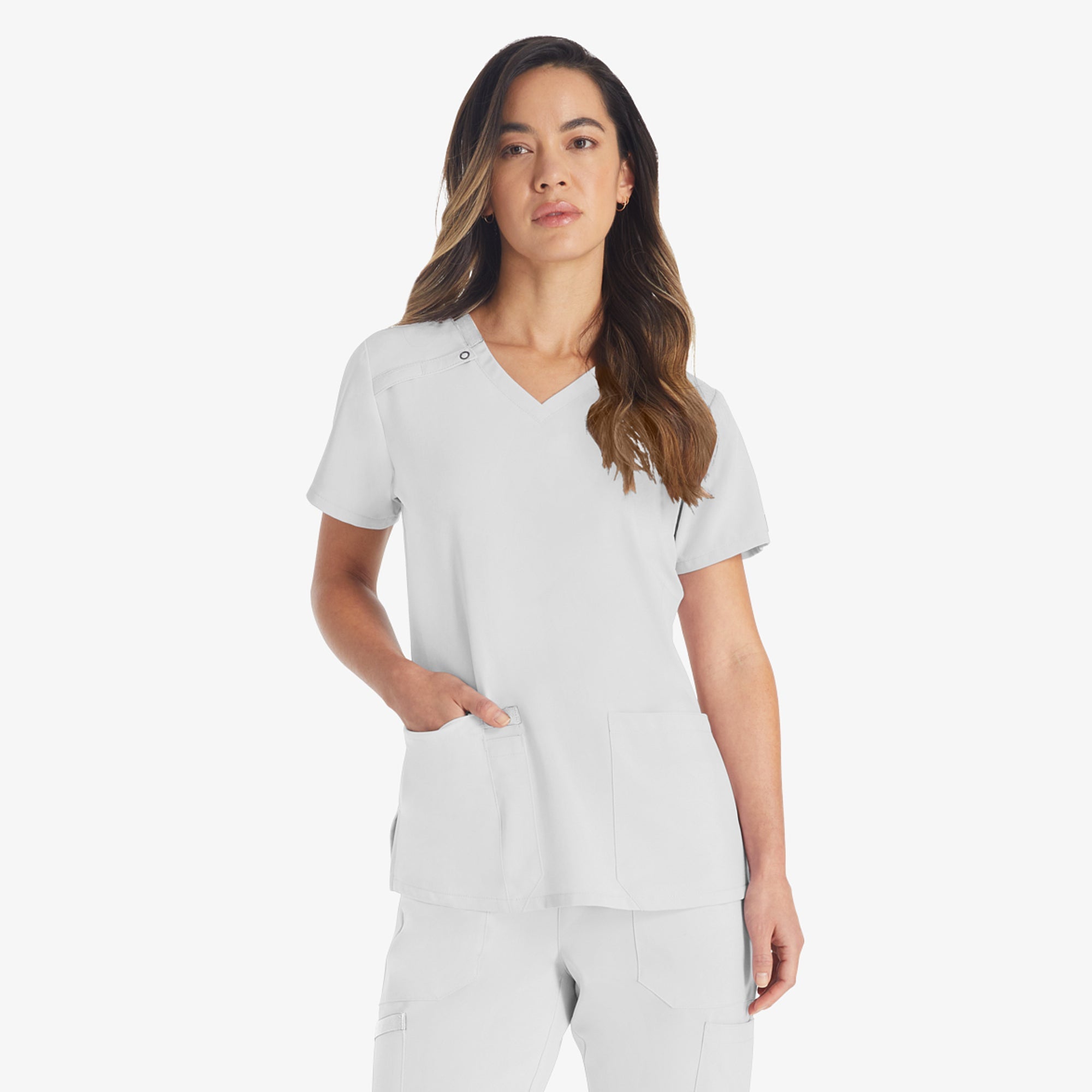 Dickies Women's EDS Essentials V-Neck Scrub Top