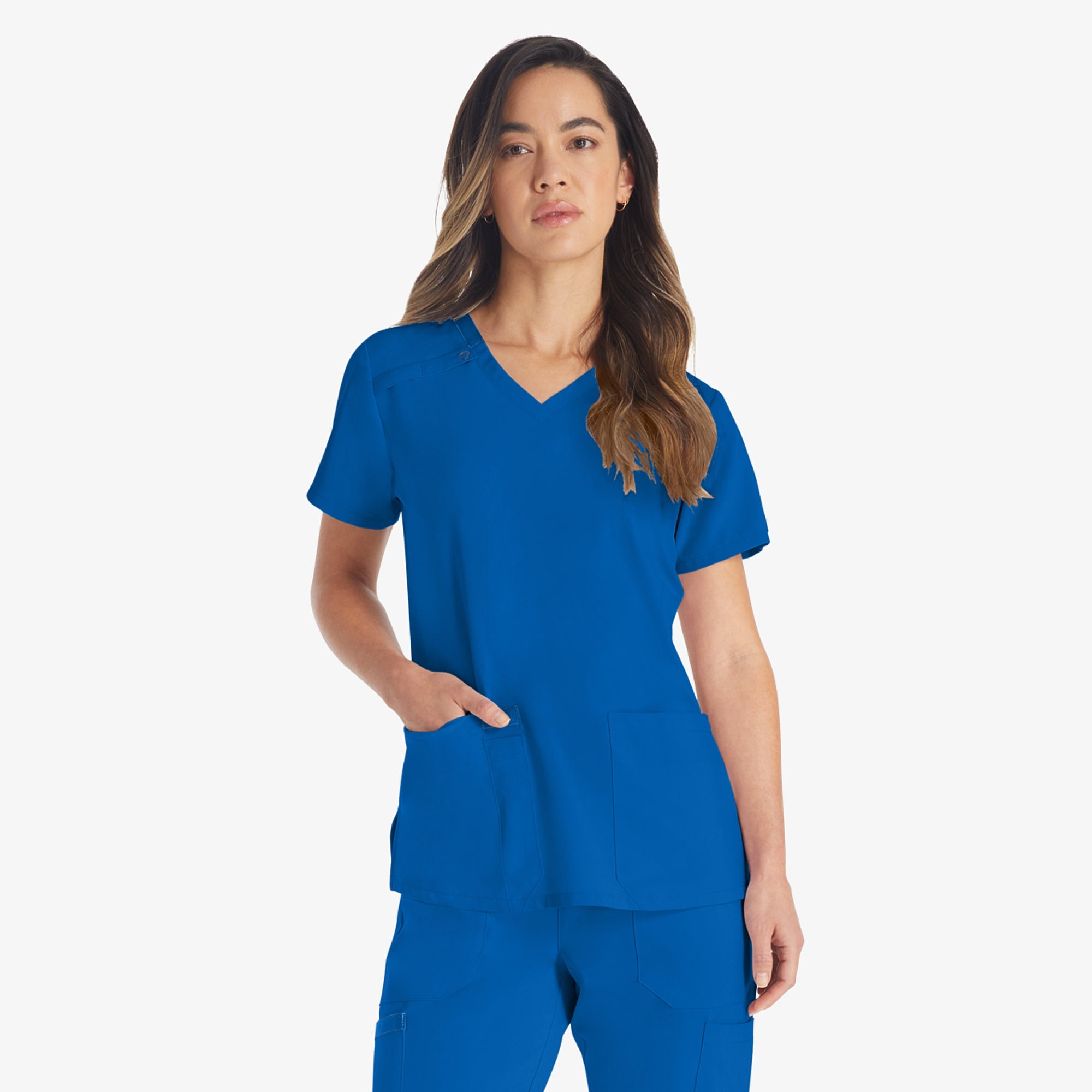 Dickies Women's EDS Essentials V-Neck Scrub Top