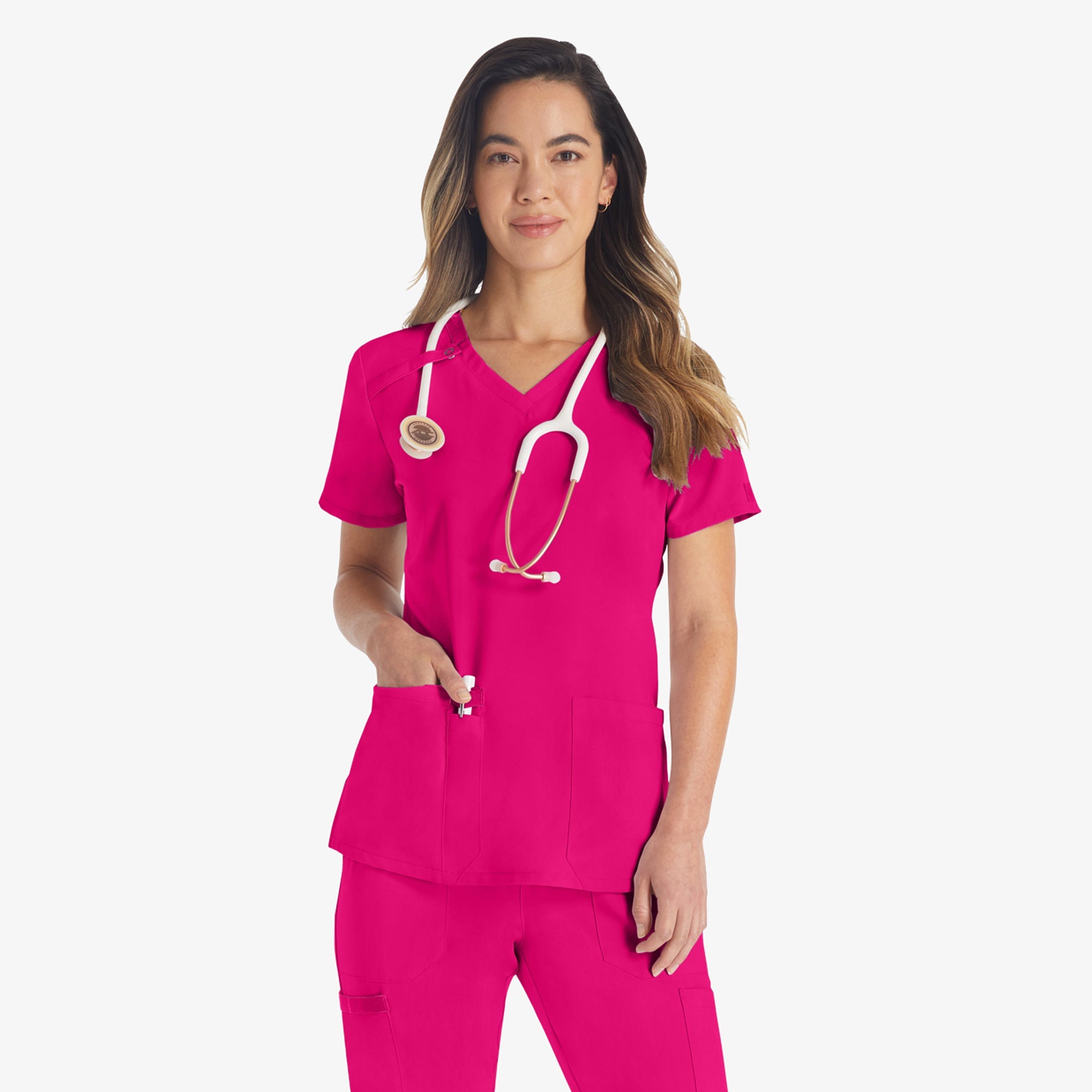 Dickies Women's EDS Essentials V-Neck Scrub Top
