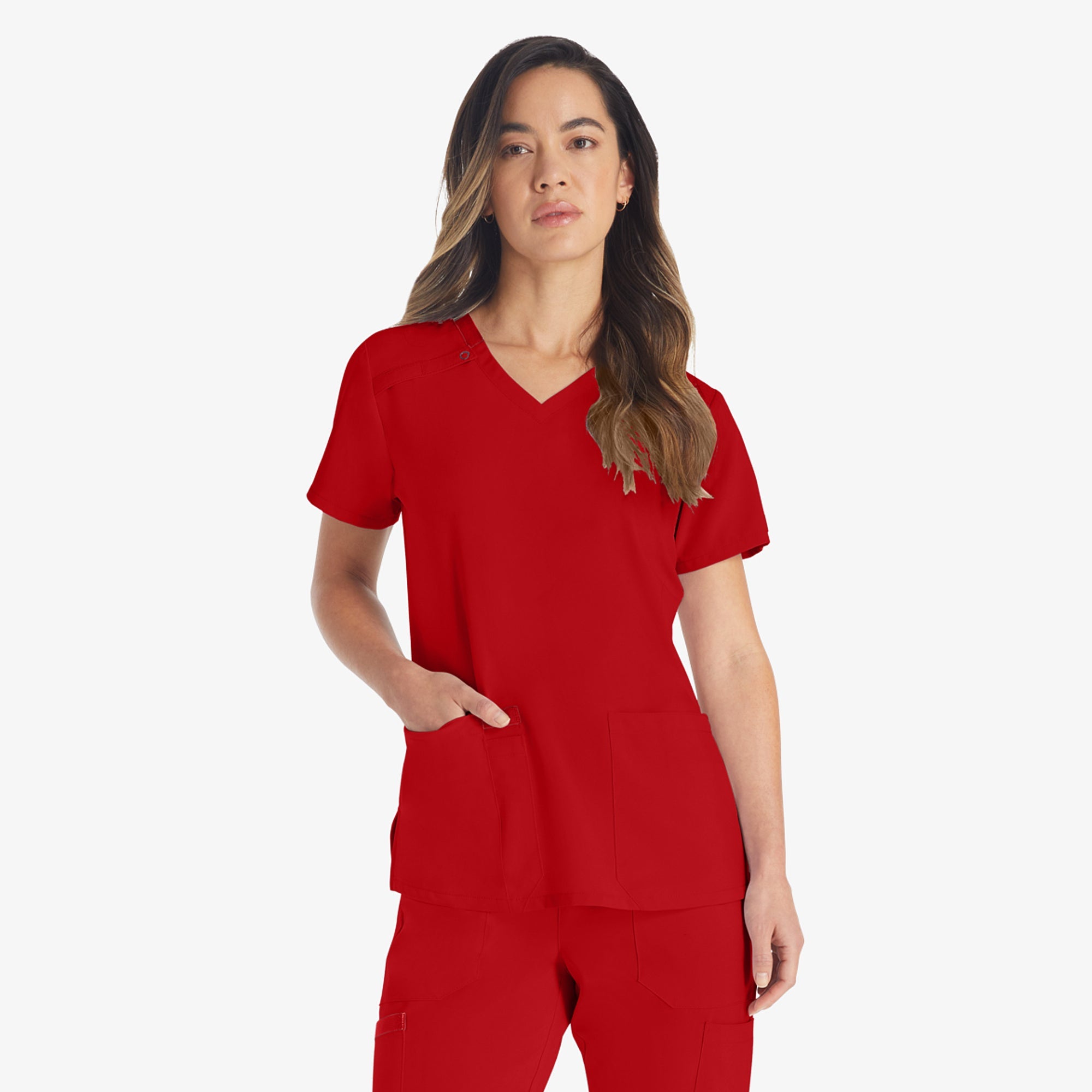 Dickies Women's EDS Essentials V-Neck Scrub Top