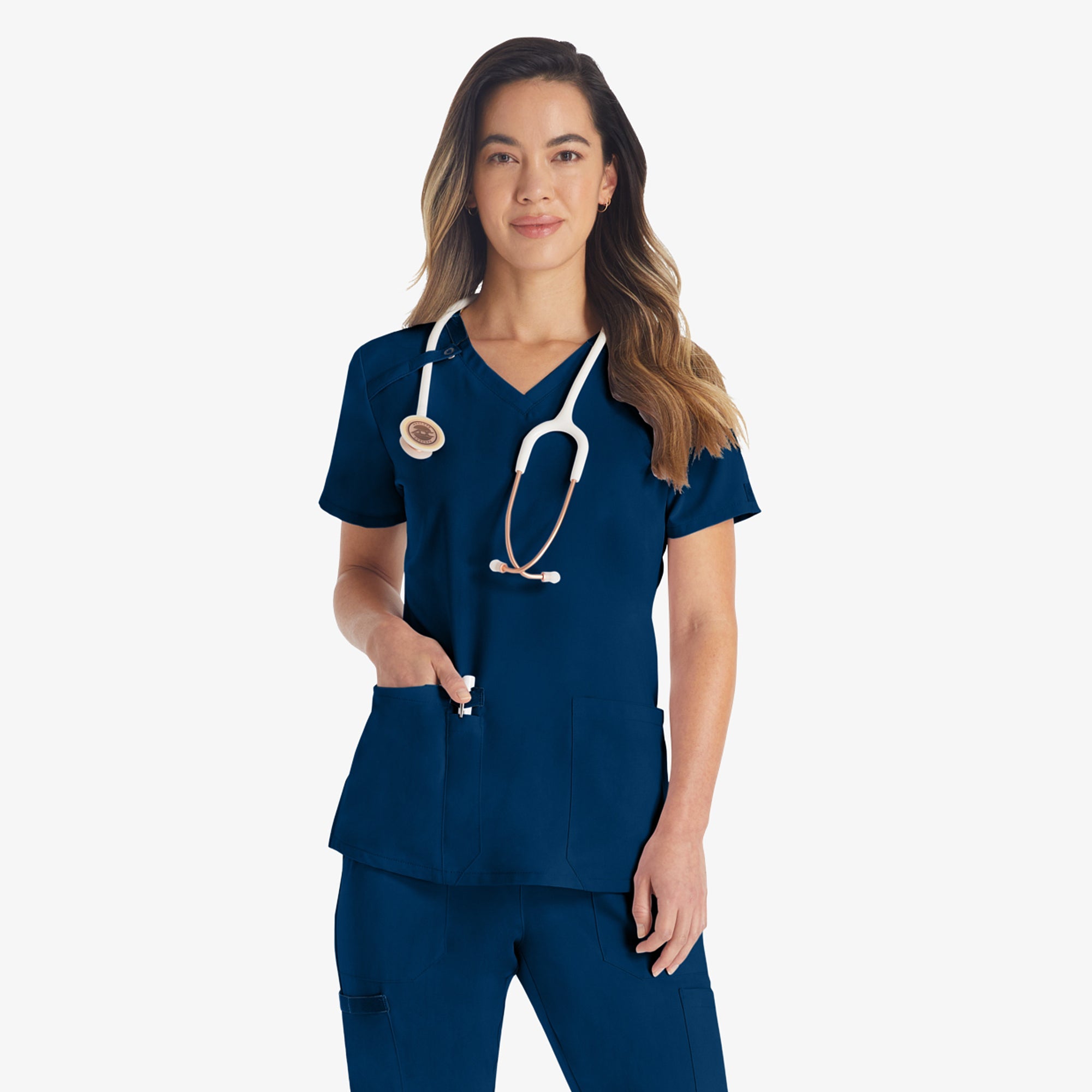 Dickies Women's EDS Essentials V-Neck Scrub Top