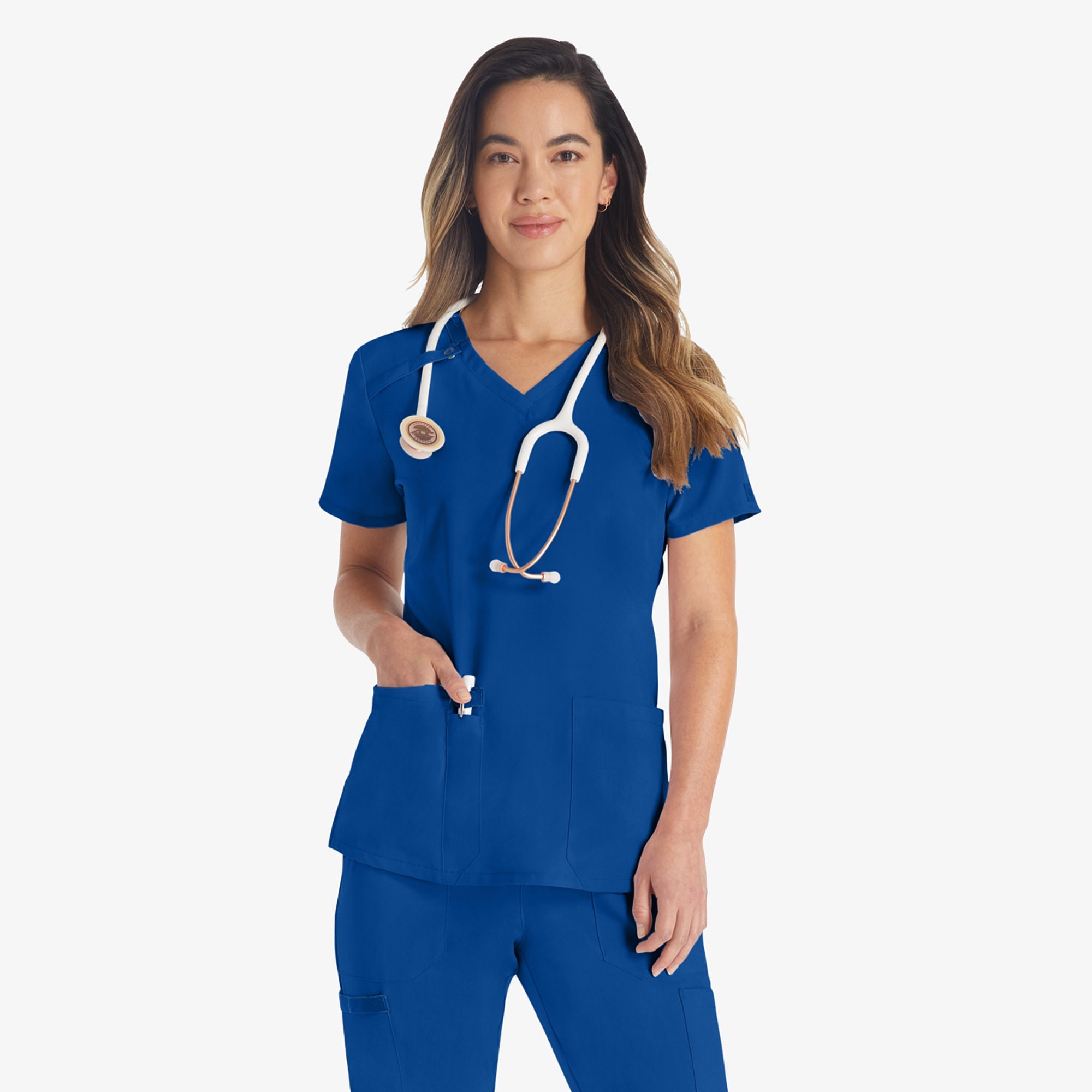 Dickies Women's EDS Essentials V-Neck Scrub Top
