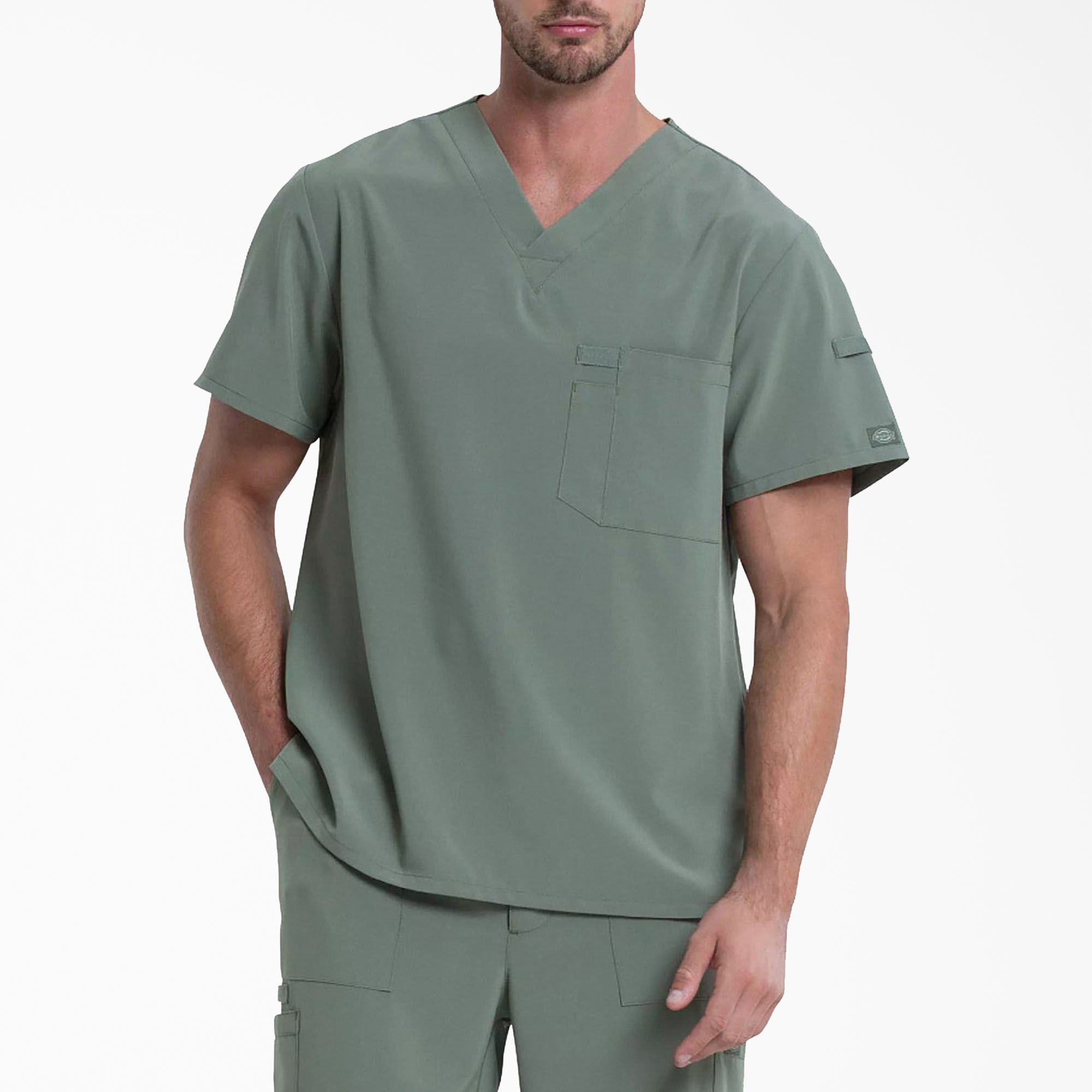 Dickies Men's EDS Essentials Tuckable V-Neck Scrub Top
