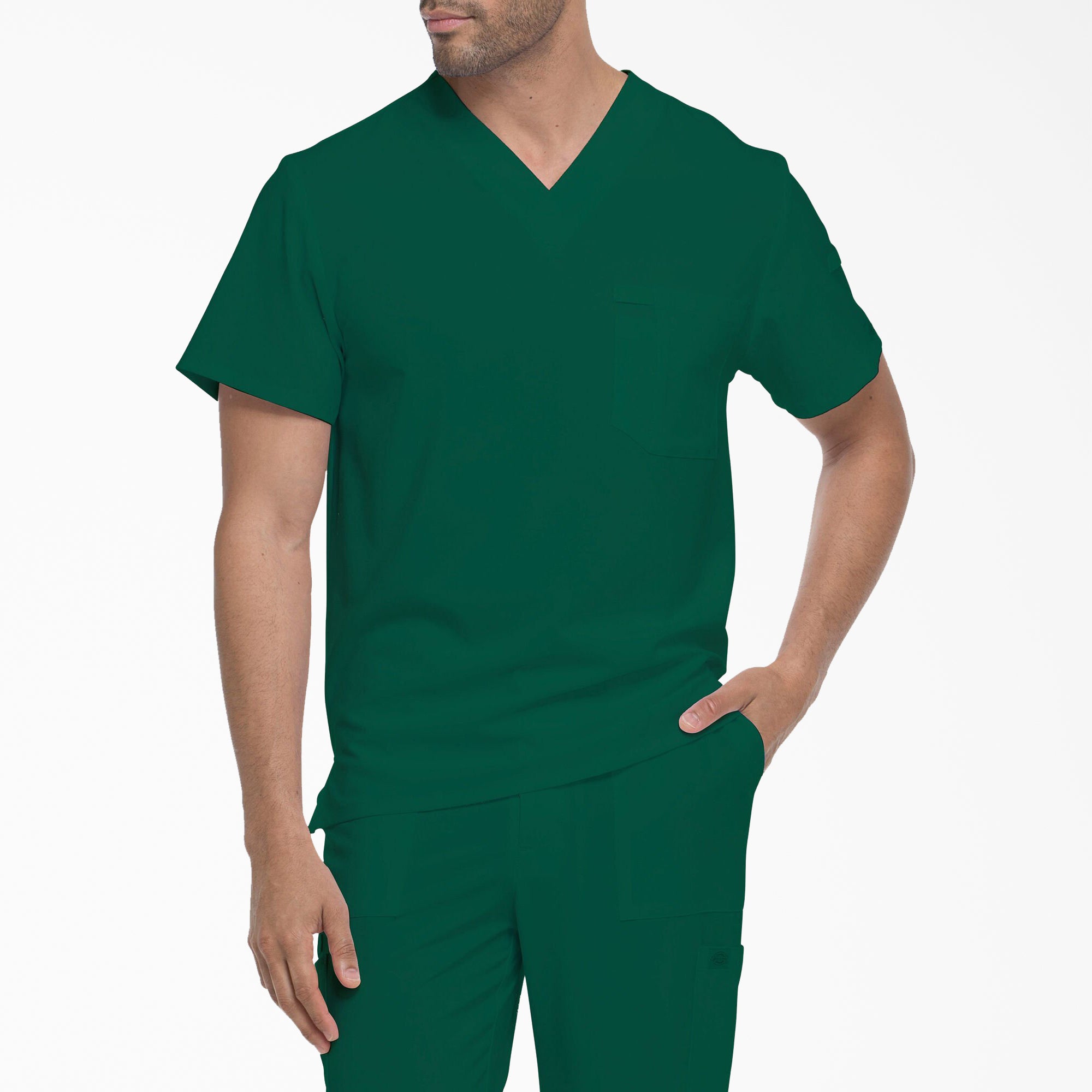 Dickies Men's EDS Essentials Tuckable V-Neck Scrub Top