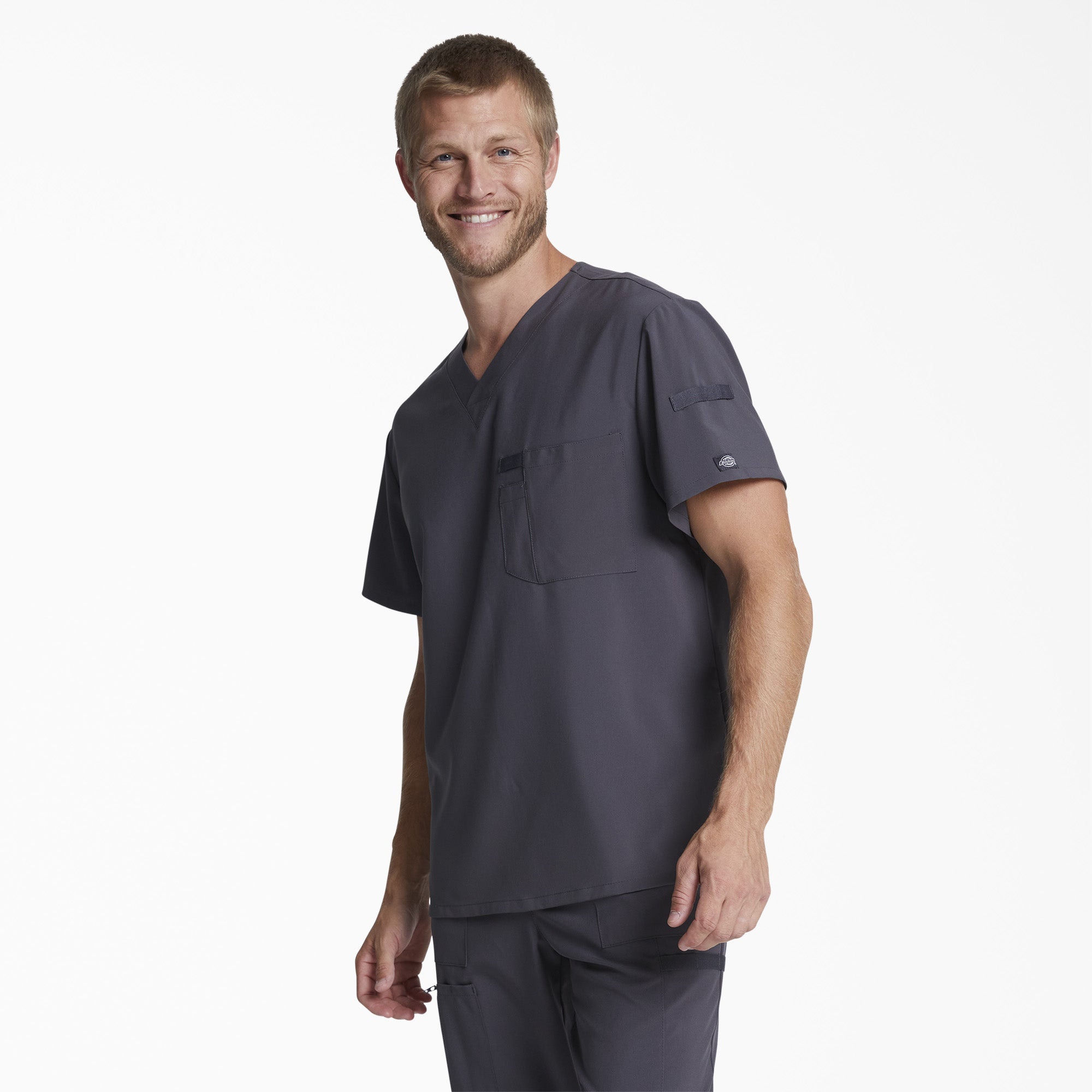 Dickies Men's EDS Essentials Tuckable V-Neck Scrub Top