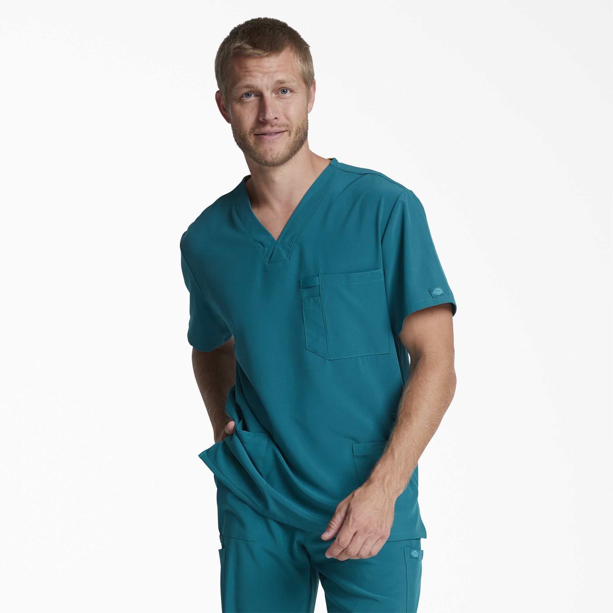 Dickies Men's EDS Essentials Tuckable V-Neck Scrub Top