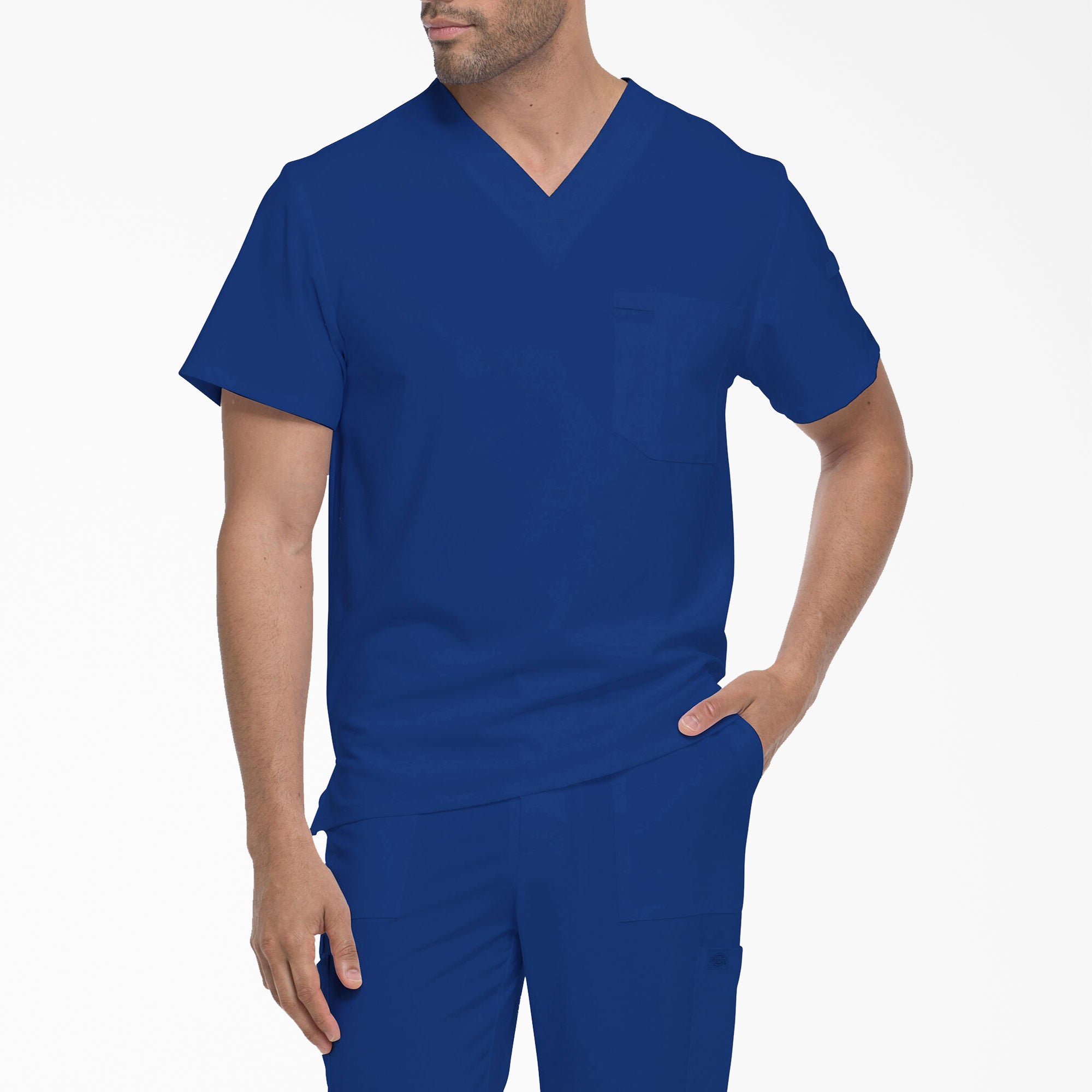 Dickies Men's EDS Essentials Tuckable V-Neck Scrub Top