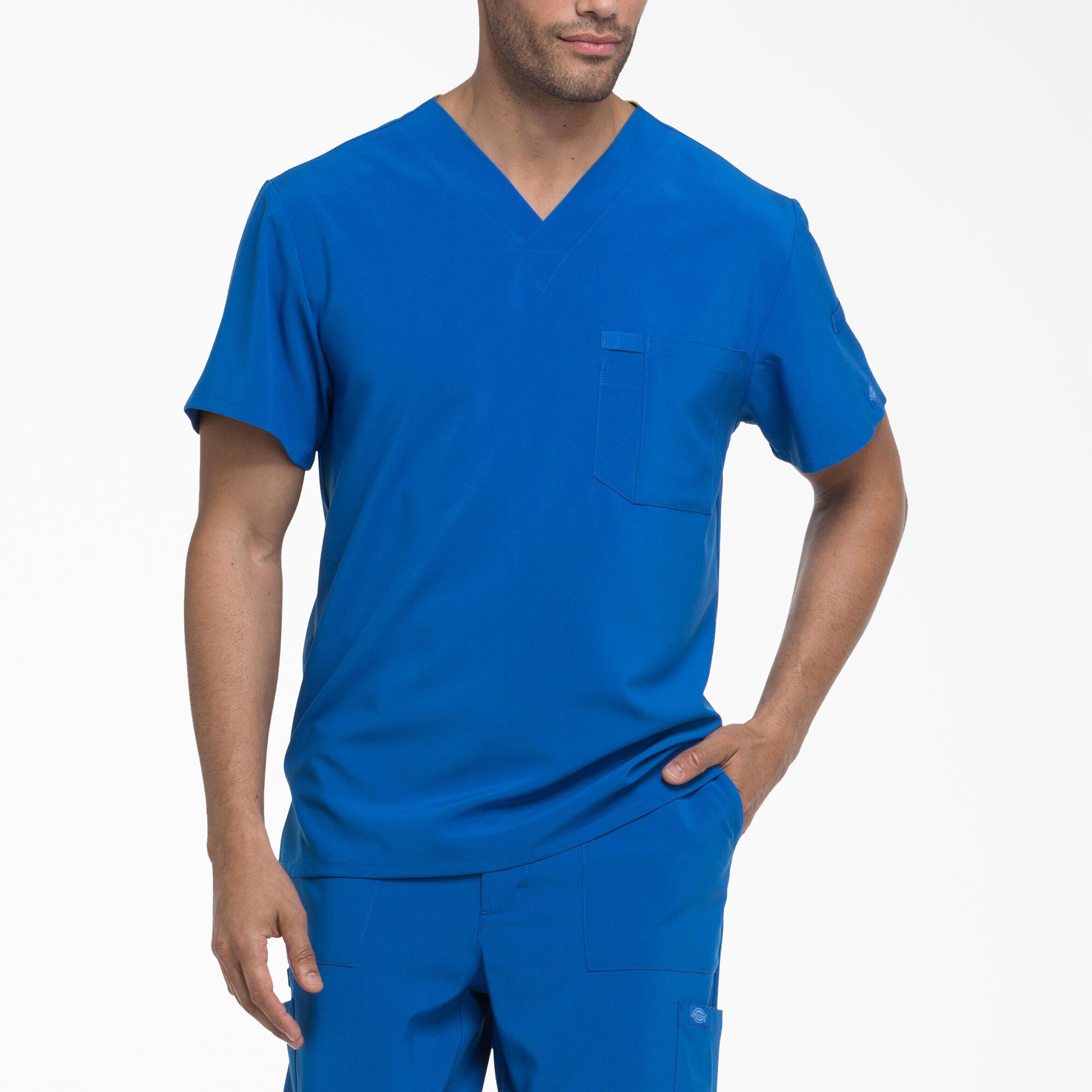 Dickies Men's EDS Essentials Tuckable V-Neck Scrub Top