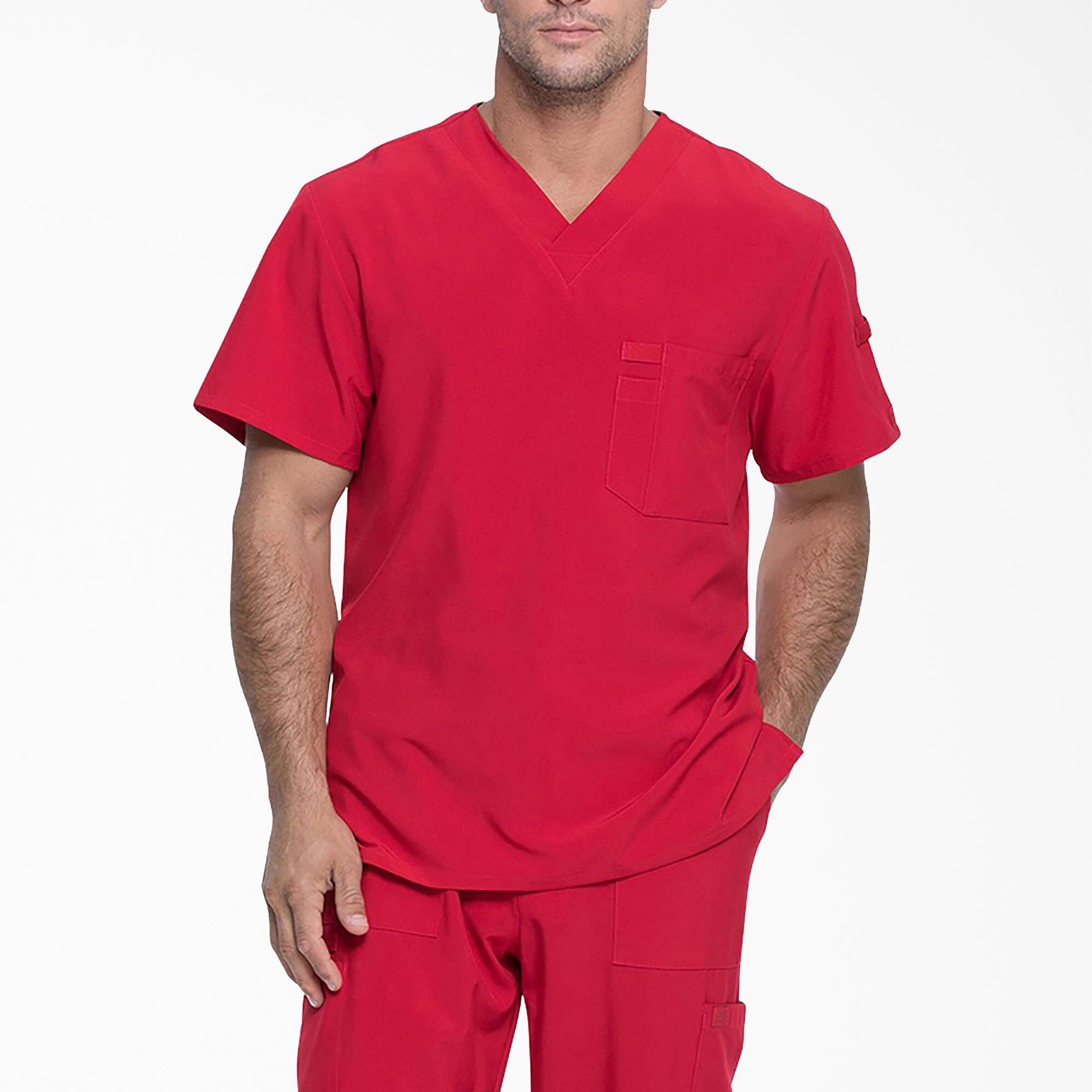 Dickies Men's EDS Essentials Tuckable V-Neck Scrub Top