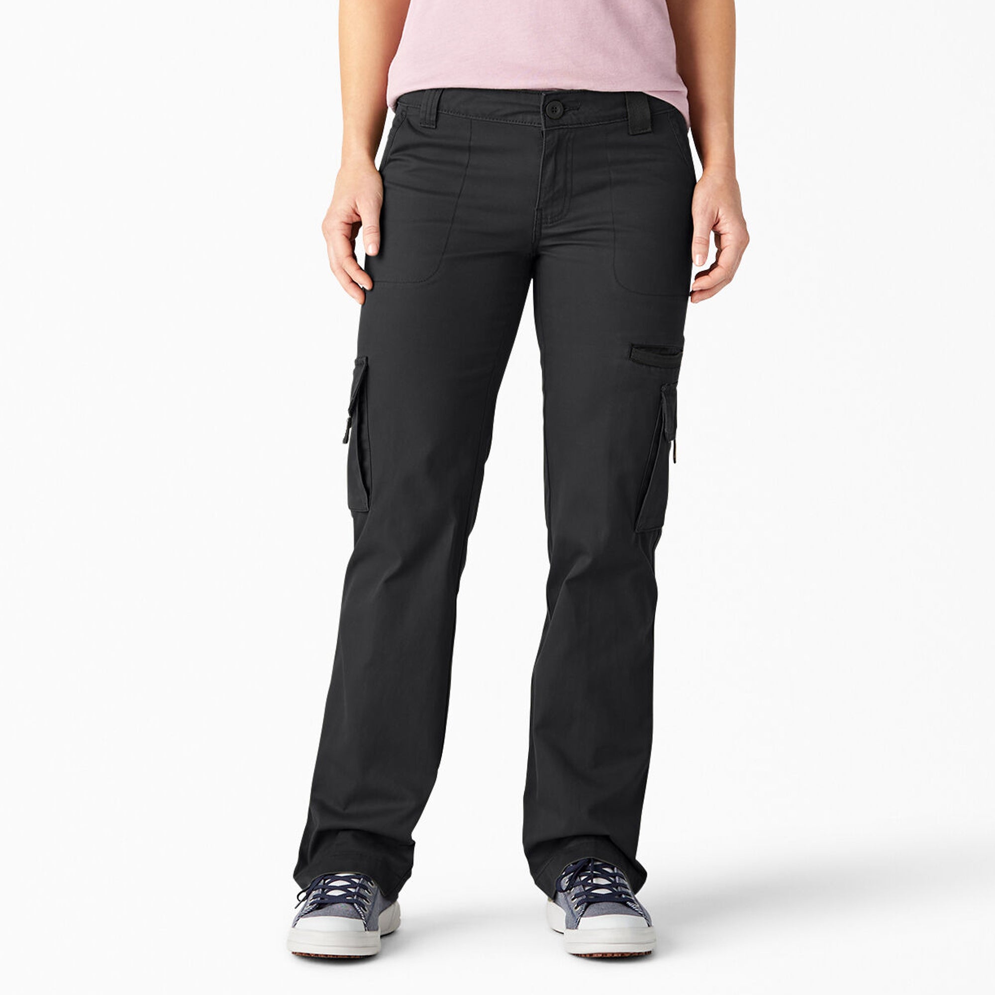 Dickies Women's Relaxed Fit Straight Leg Cargo Pants