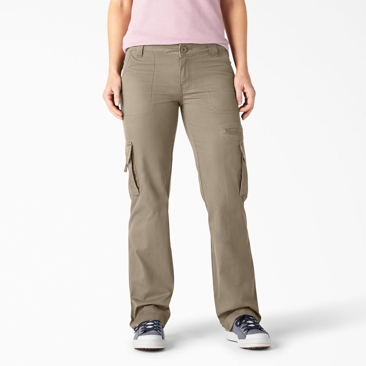 Dickies Women's Relaxed Fit Straight Leg Cargo Pants